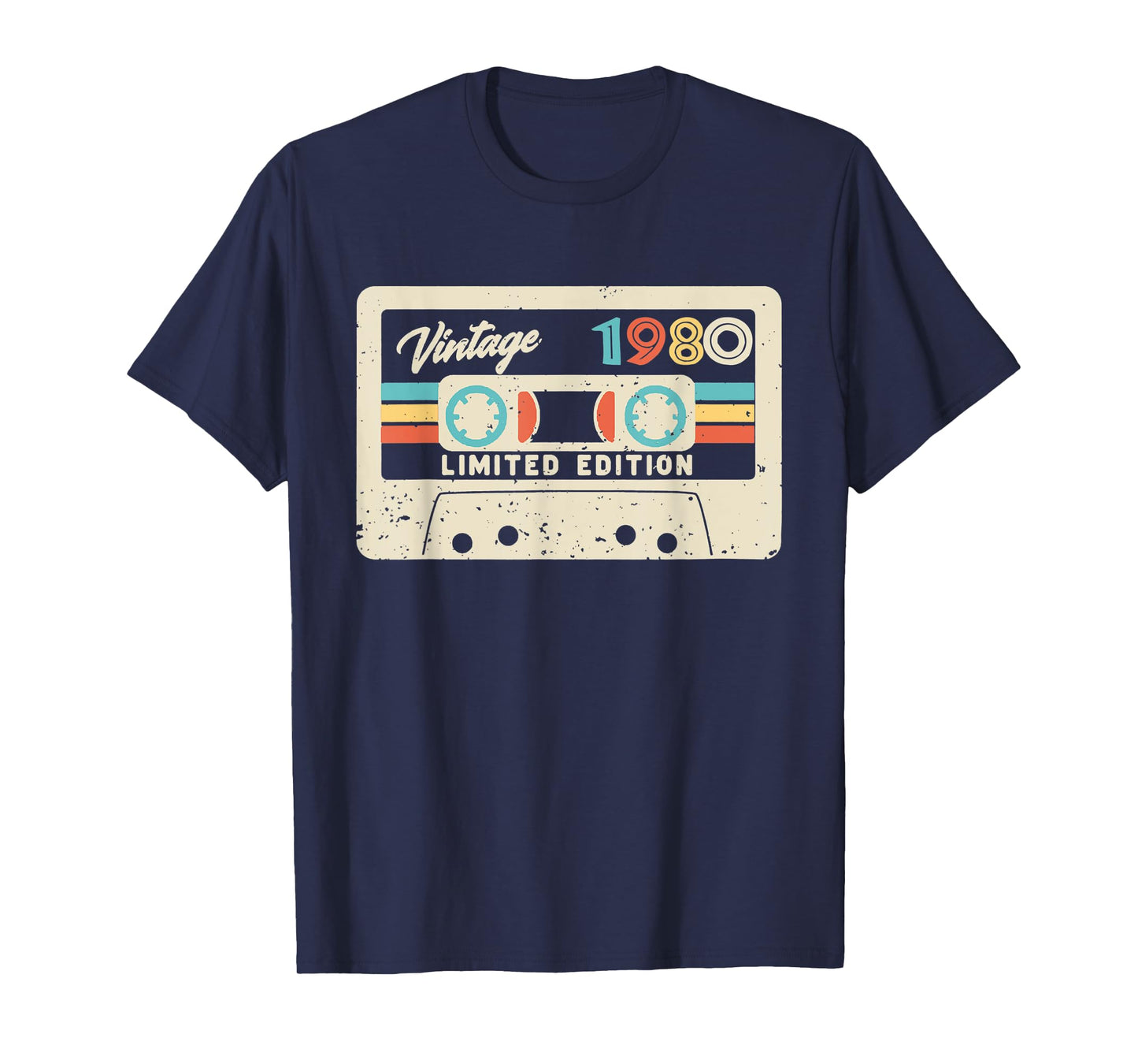 42nd Birthday Tee Gift Vintage 1980 Limited Edition Cassette T-Shirt