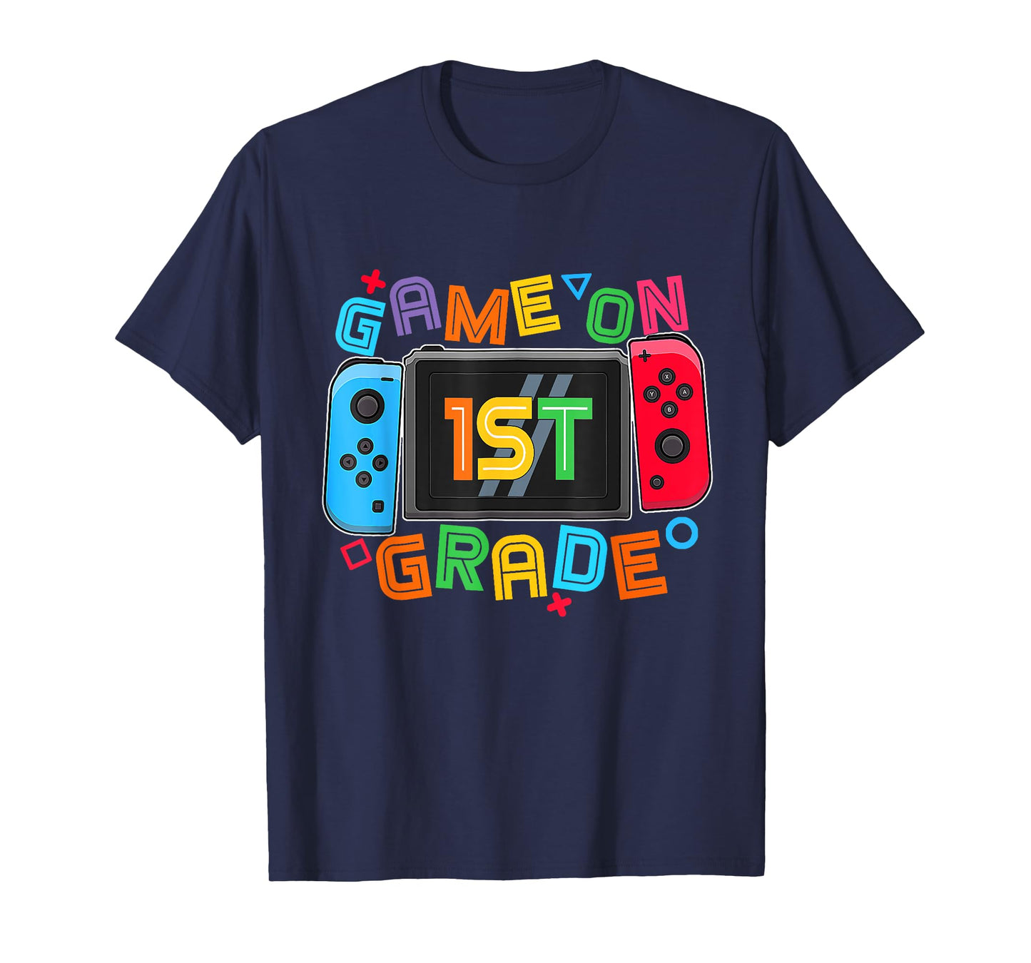 Game On 1st Grade Gamer Boys Kids Back To School First Day T-Shirt