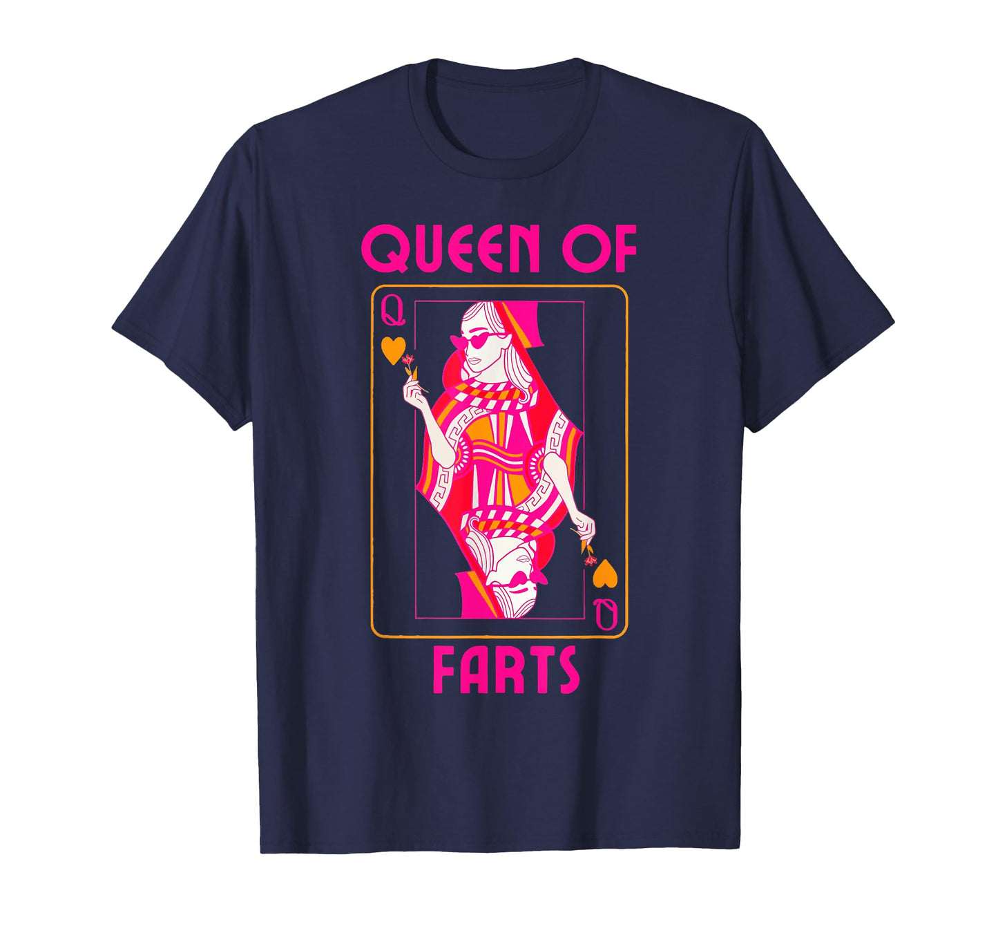 Queen of Farts Embarrassing Joke Adult Humor Men Women T-Shirt