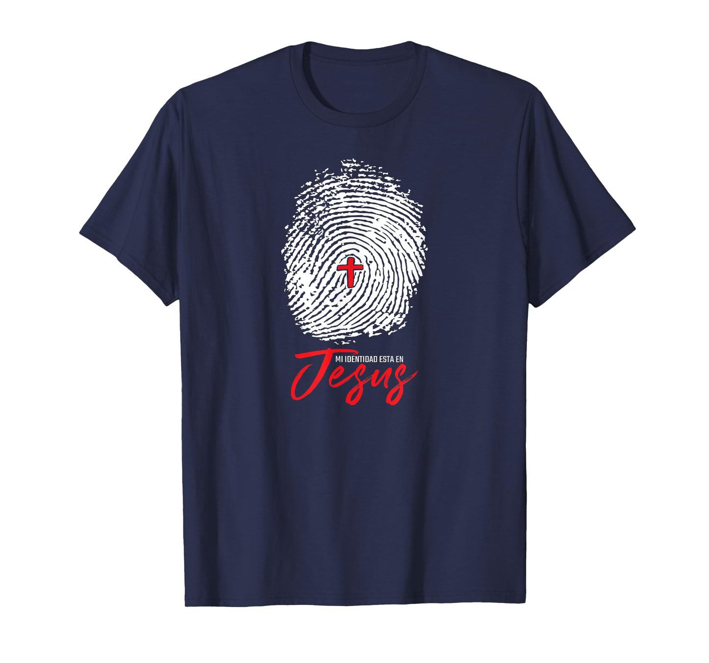 Mi Identidad en Jesus Tshirt Faith Inspirational Tees T-Shirt