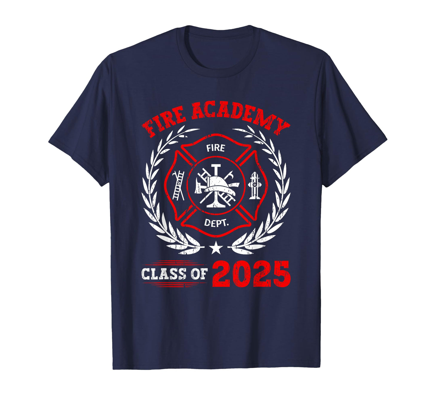 Fire Academy Class Of 2025 Graduation Future Firefighter T-Shirt