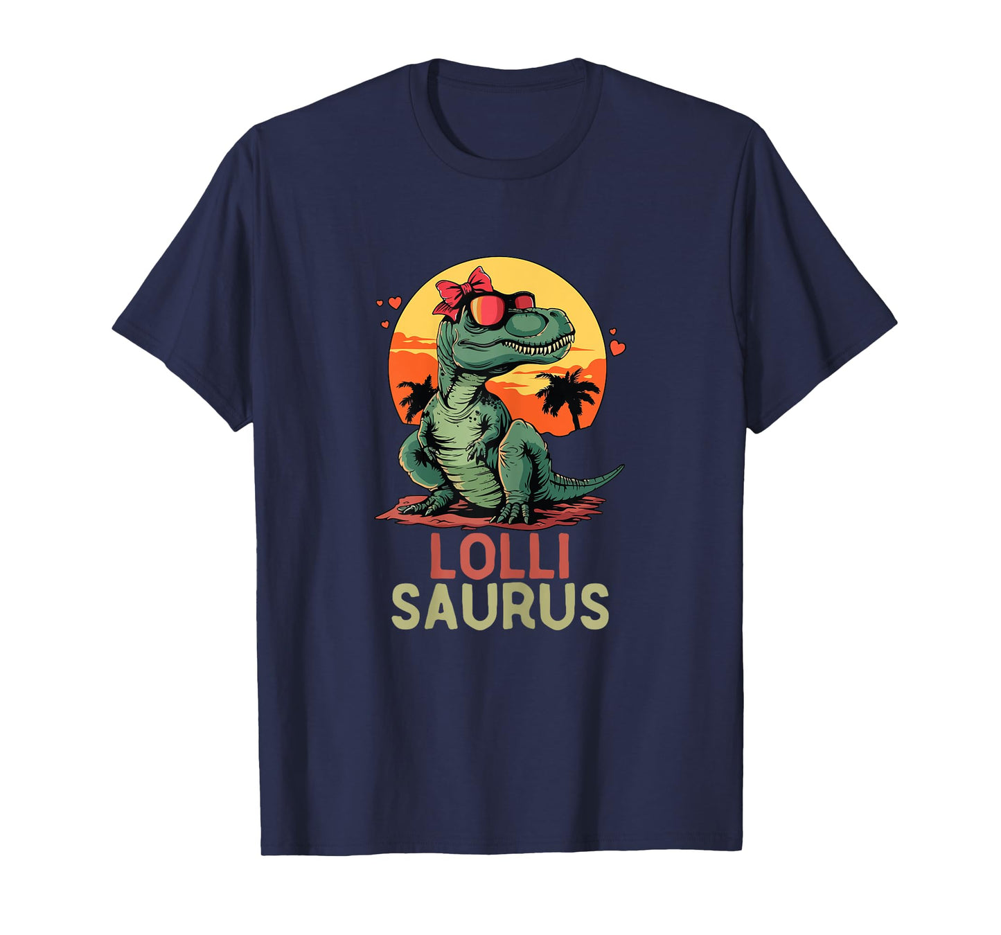 LolliSaurus Dino Dinosaur Lolli-Saurus T-Rex Funny Trex T-Shirt