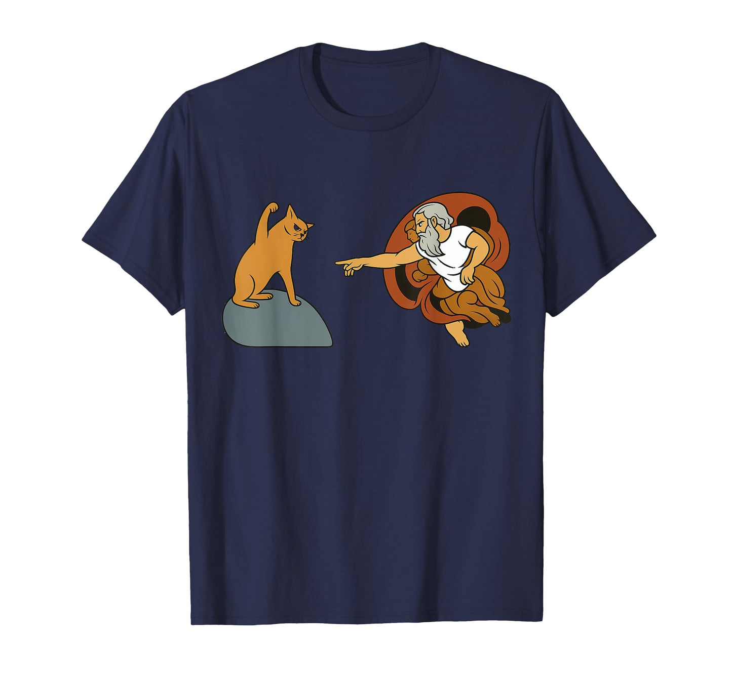 Funny Cat Lovers Creation Parody T-Shirt