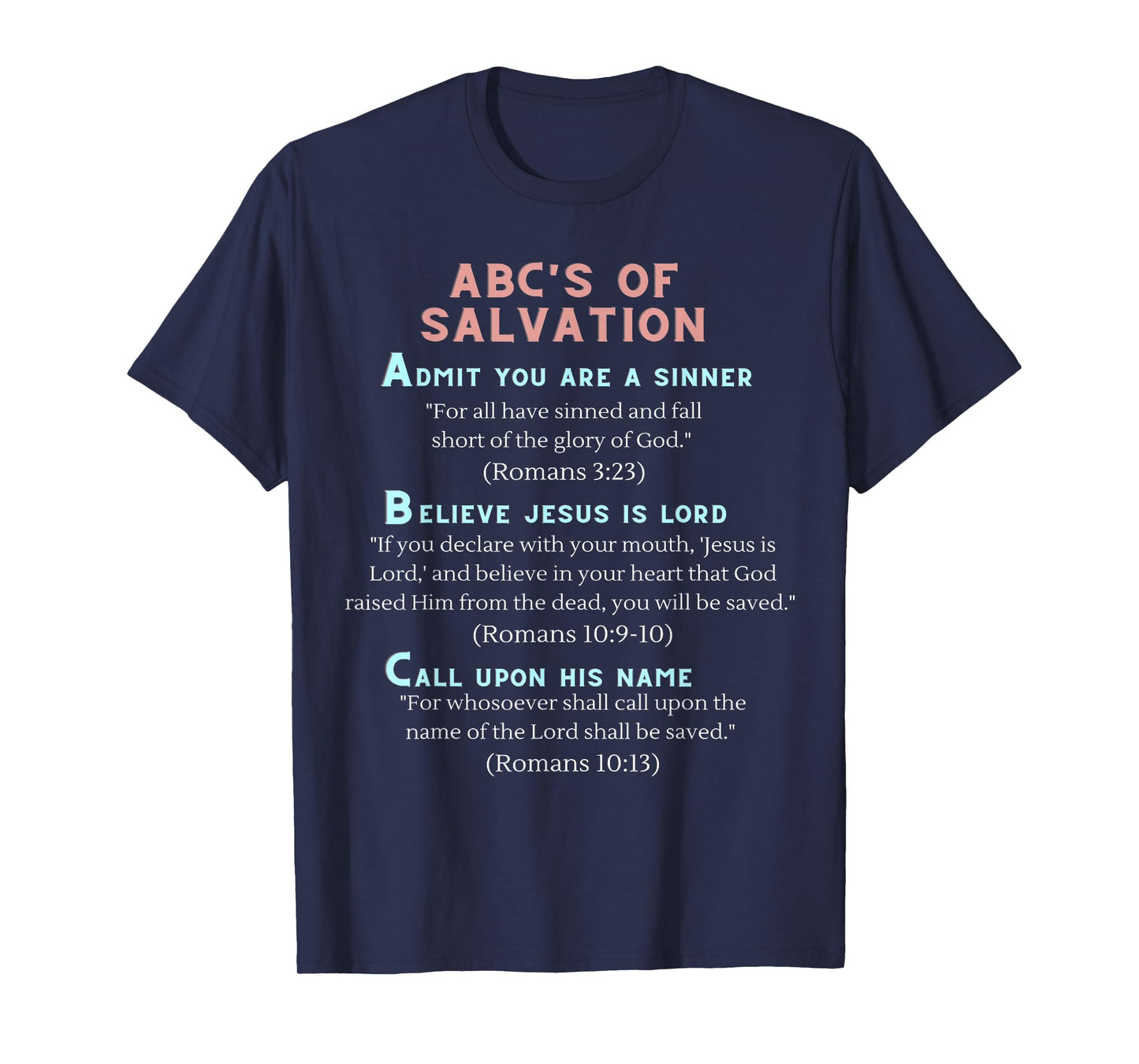 ABC's of Salvation T-Shirt