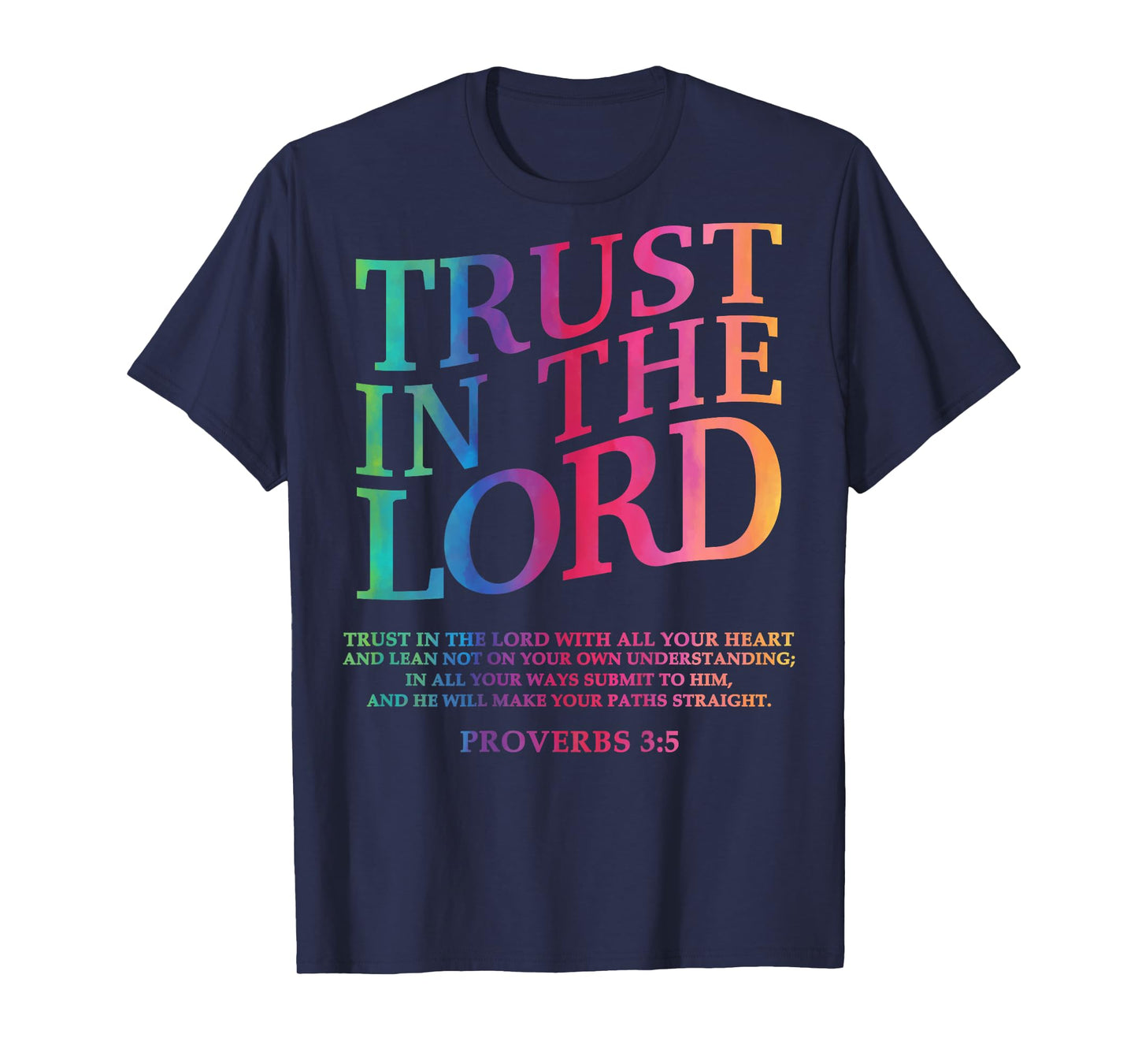 Trust In The Lord Christian Jesus Teen Girl Women Youth God T-Shirt