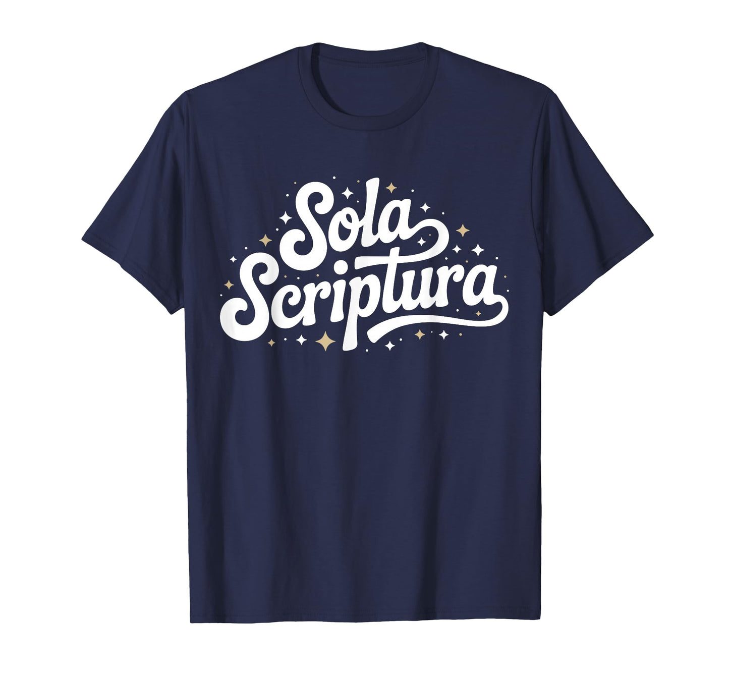 Retro Sola Scriptura Reformed Christian Theology Design T-Shirt