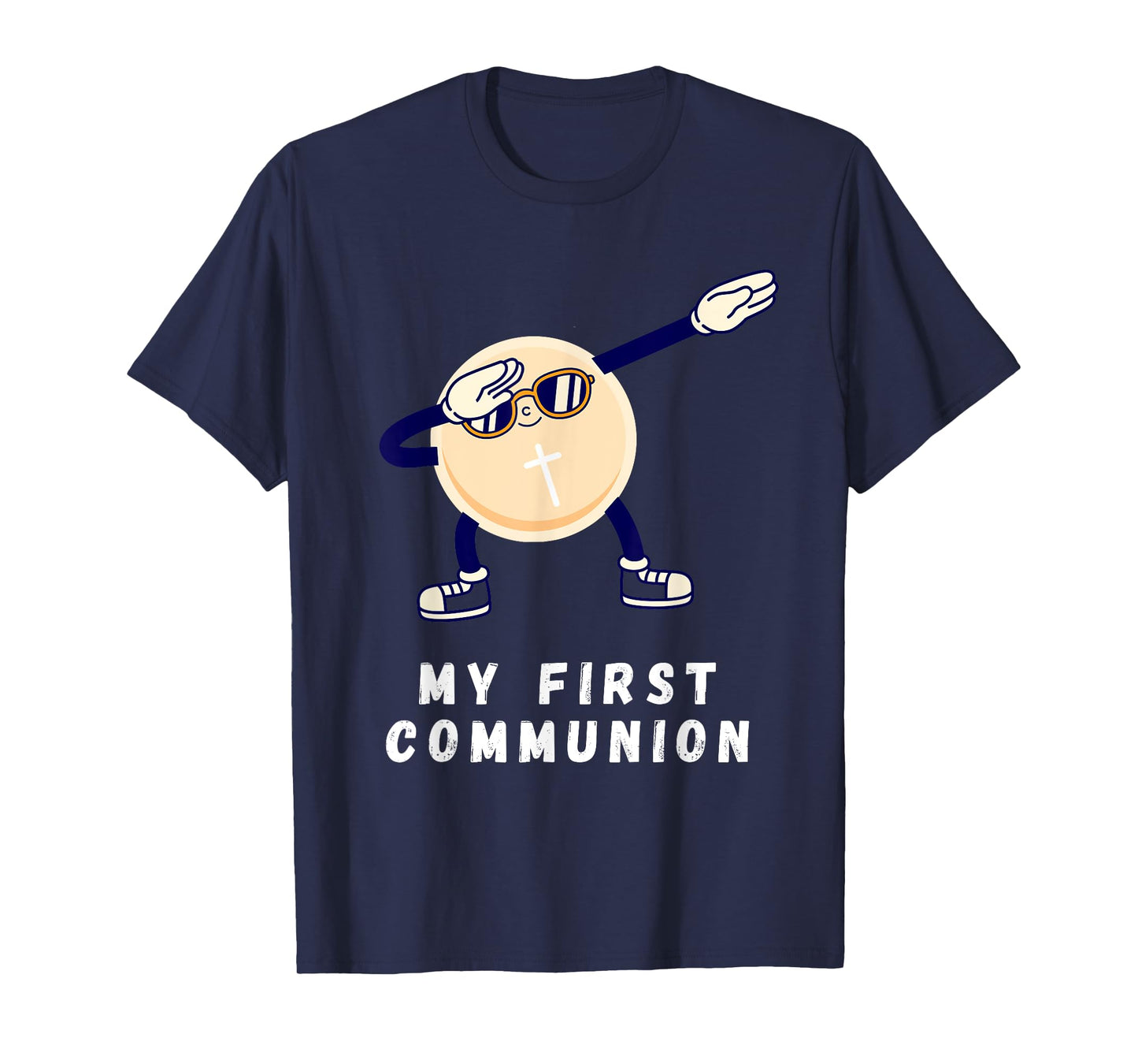My 1st First Communion Cool Dabbing Wafer Boys Girls Funny T-Shirt