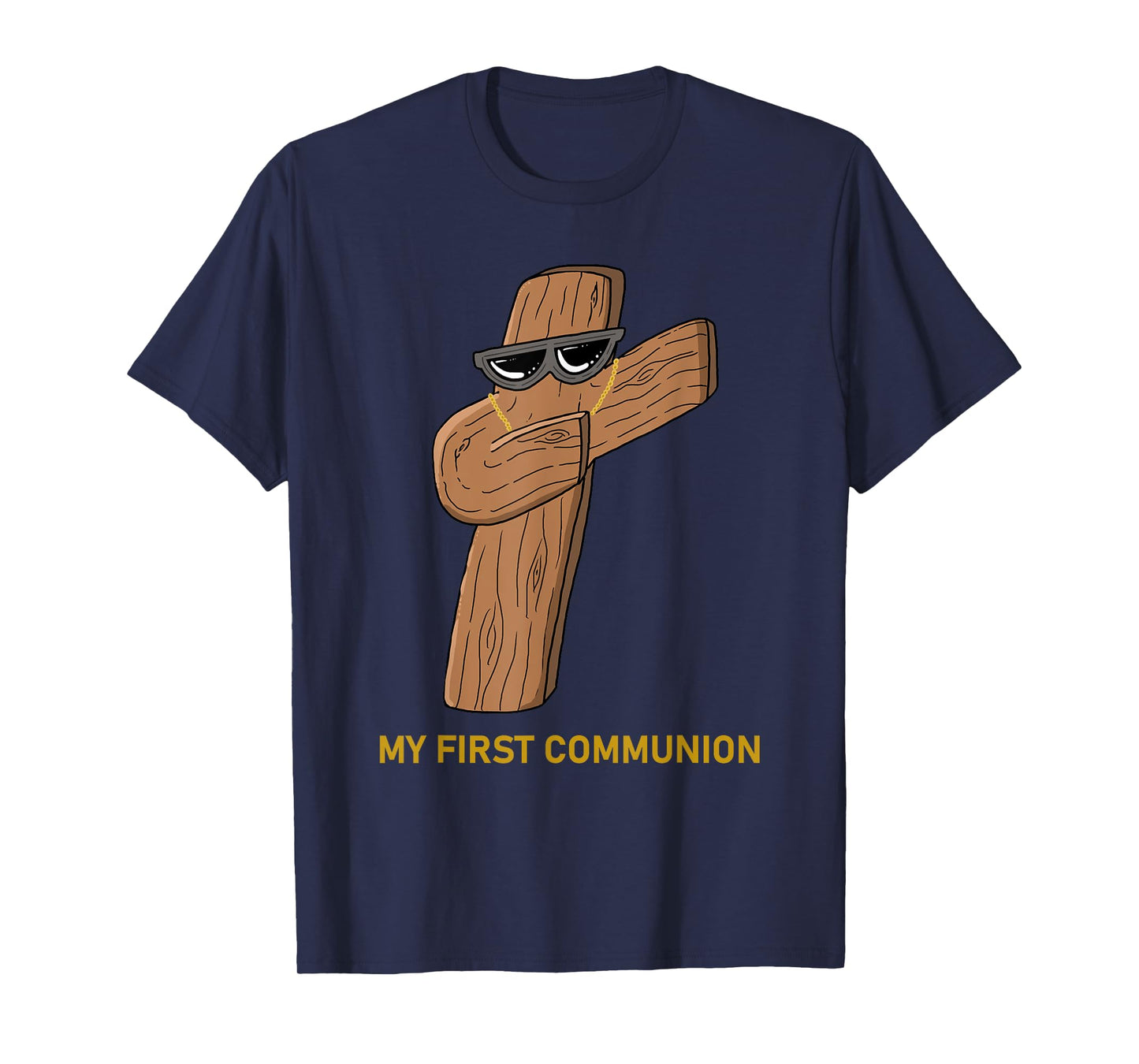 My First Communion Funny Dabbing Cross 1st Communion Kids T-Shirt