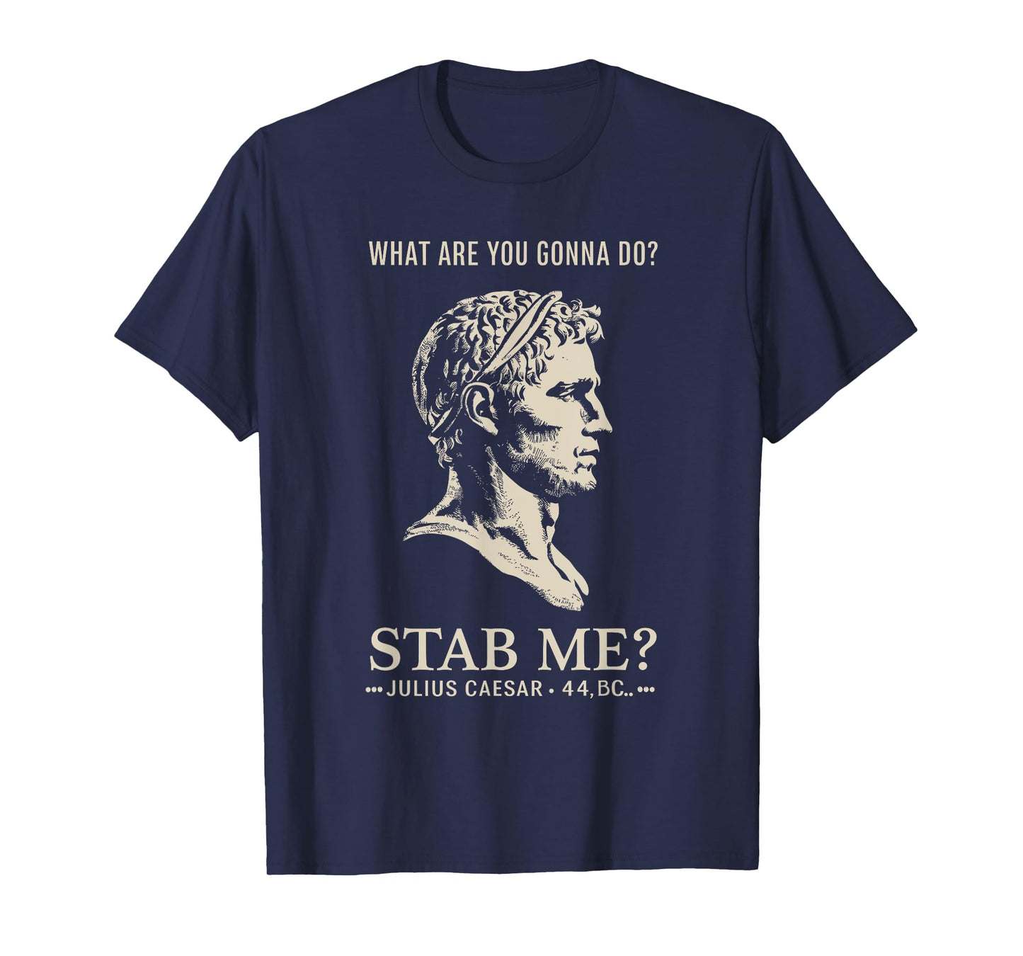 Julius Caesar Stab Me Historical Humor, Roman Empire Meme T-Shirt
