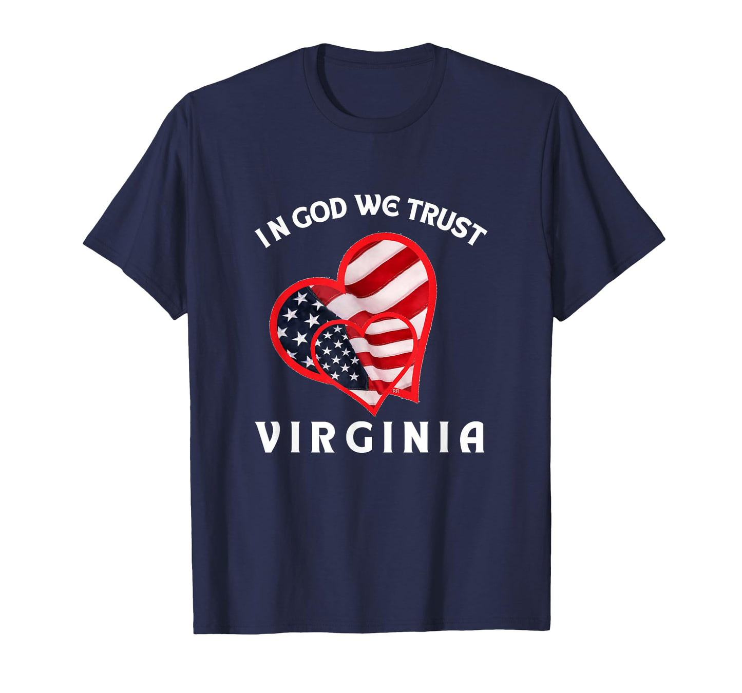 July 4th WE Trust GOD Virginia State T-Shirt