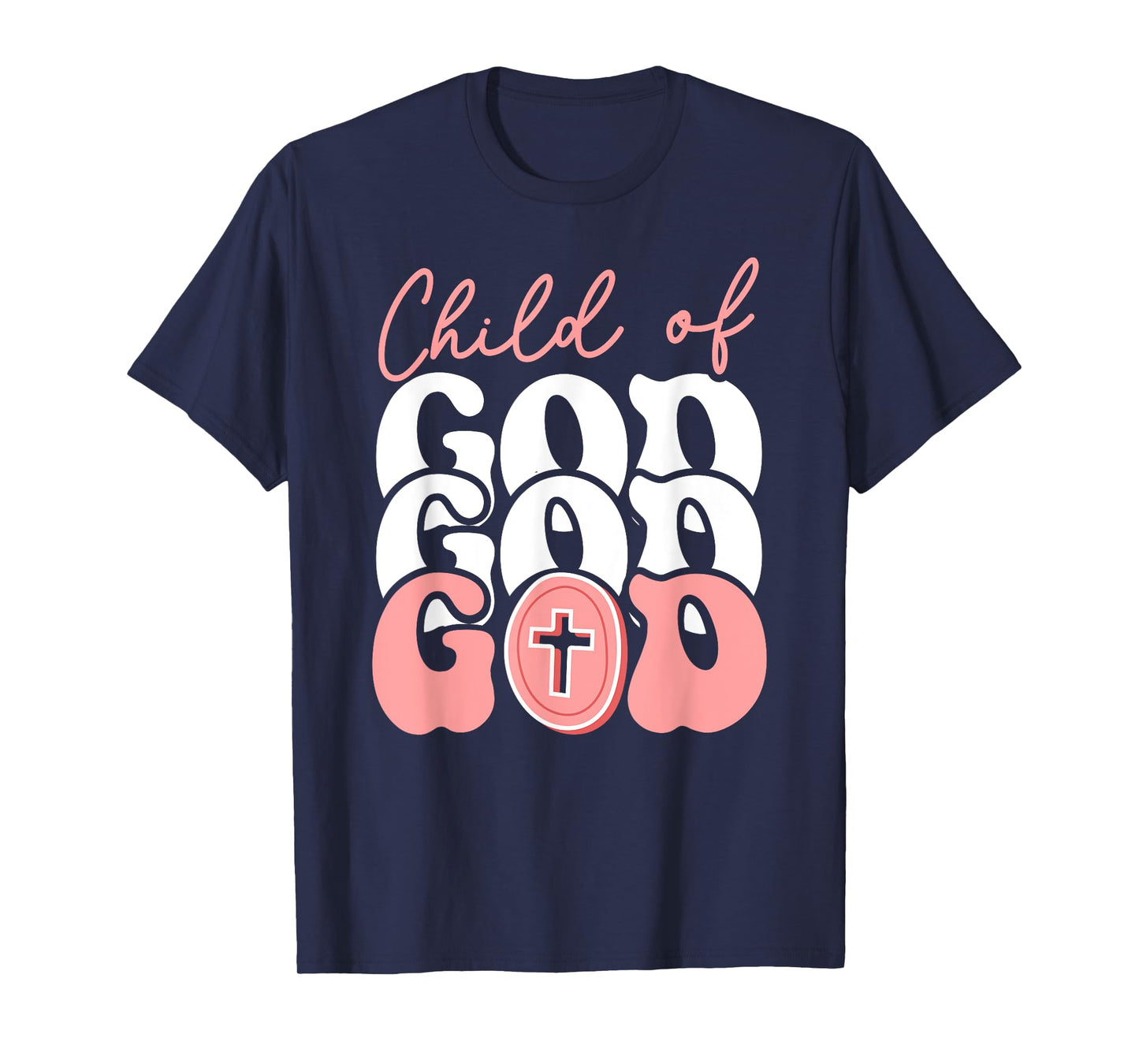 A Child of God The Way The Truth The Life Jesus Cross Lion T-Shirt
