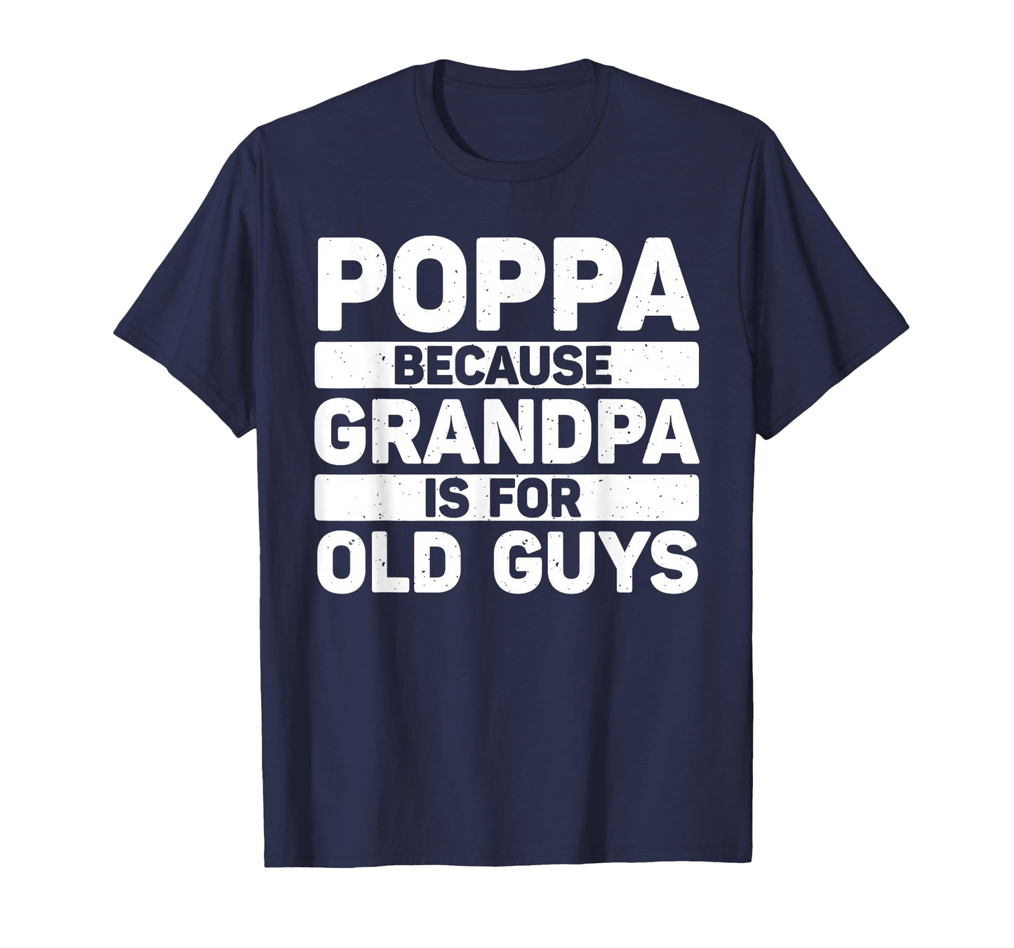 Poppa Design For Grandpa From Grandkids Father's Day Poppa T-Shirt