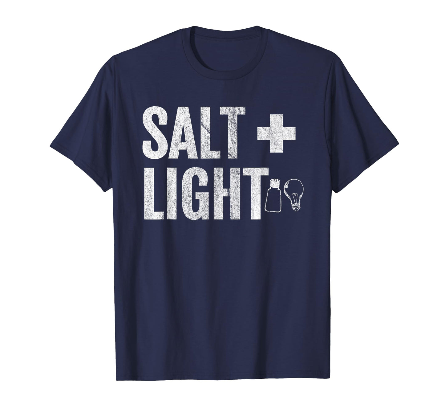 Salt & Light T-Shirt Matt 5:13-16 Bible Verse Christian Tee T-Shirt