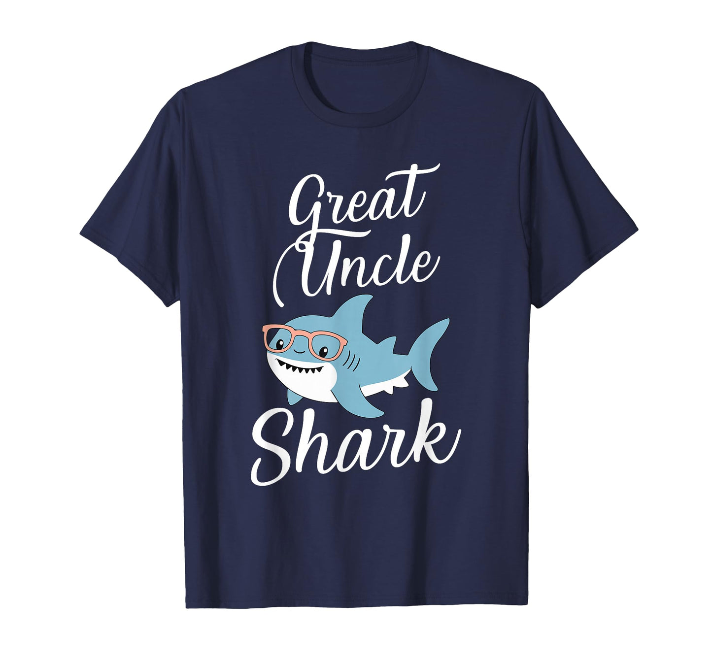 Great Uncle Shark Funny Matching Family T-Shirt
