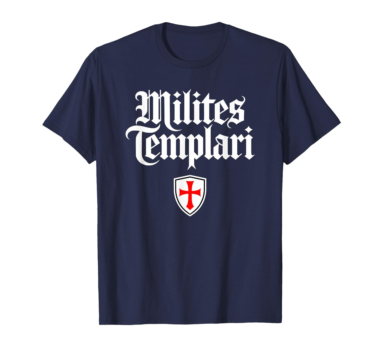 Knights Templar (Milites Templari in Latin) Shield T-Shirt