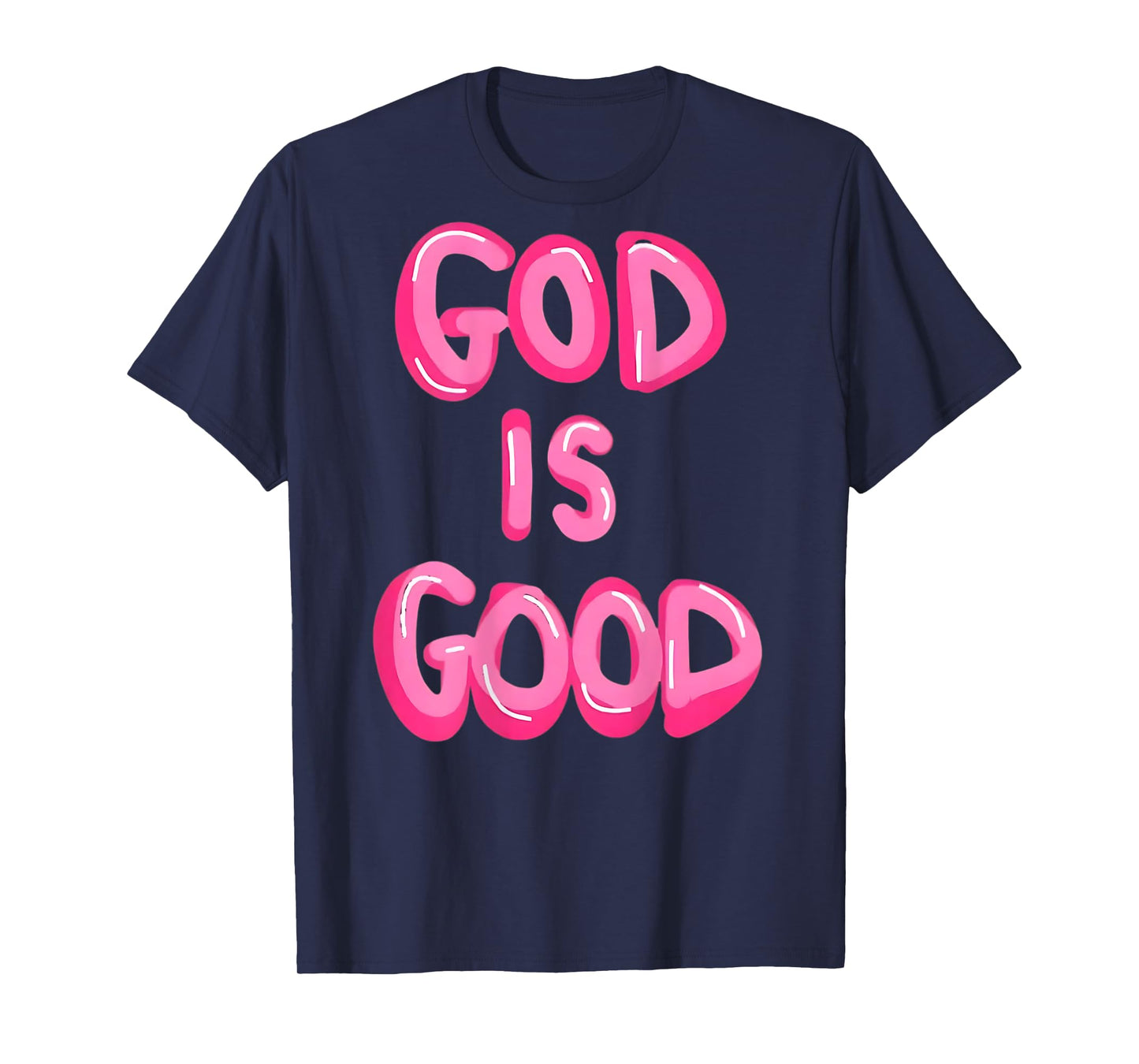 Faithful and Blessed Christian Apparel & Gifts God is Good Inspiring Faith Christian Design Unisex Adult T-Shirt