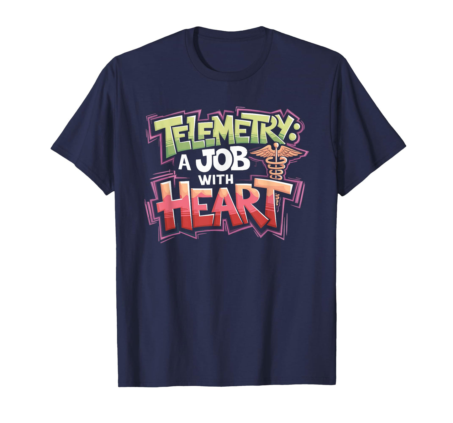 EKG Telemetry Tech Quotes Cardiac Nurse Nursing Technician T-Shirt