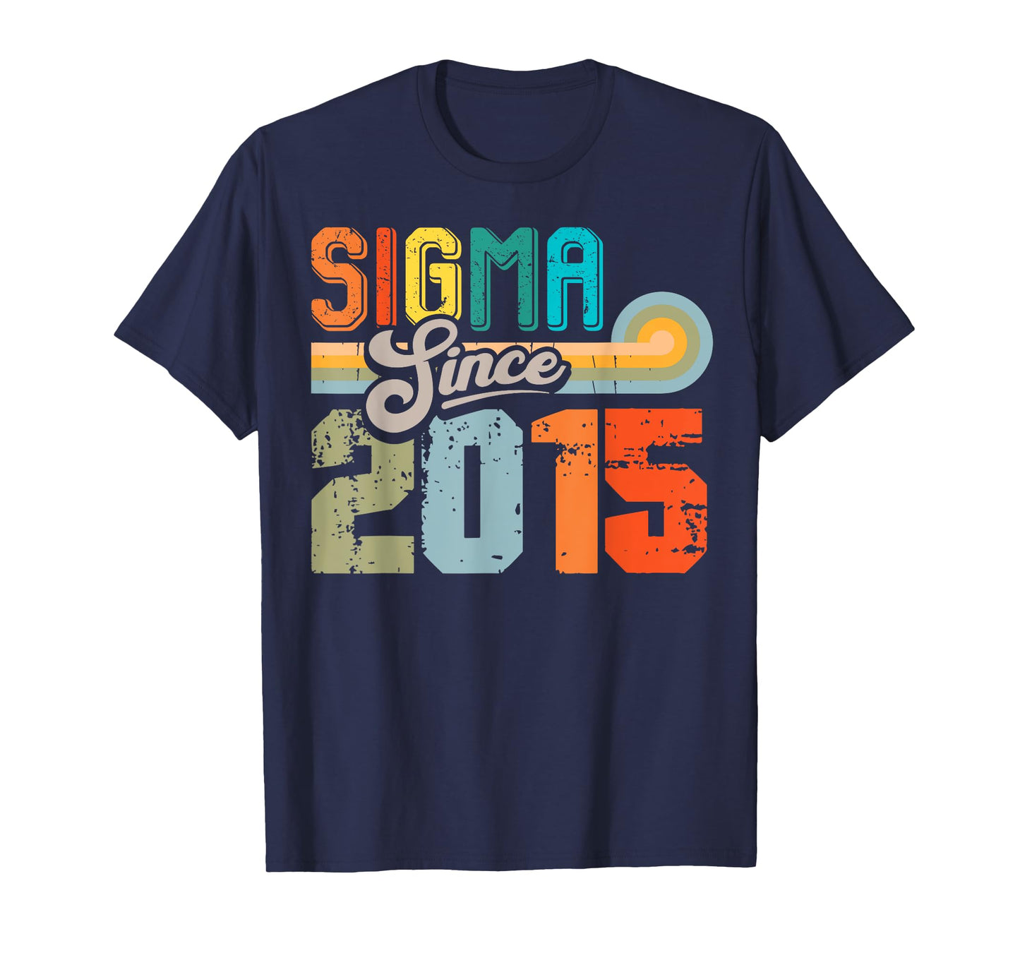 Birthday Bruh Sigma Since 2015 Funny Skibidi Rizzler Retro T-Shirt