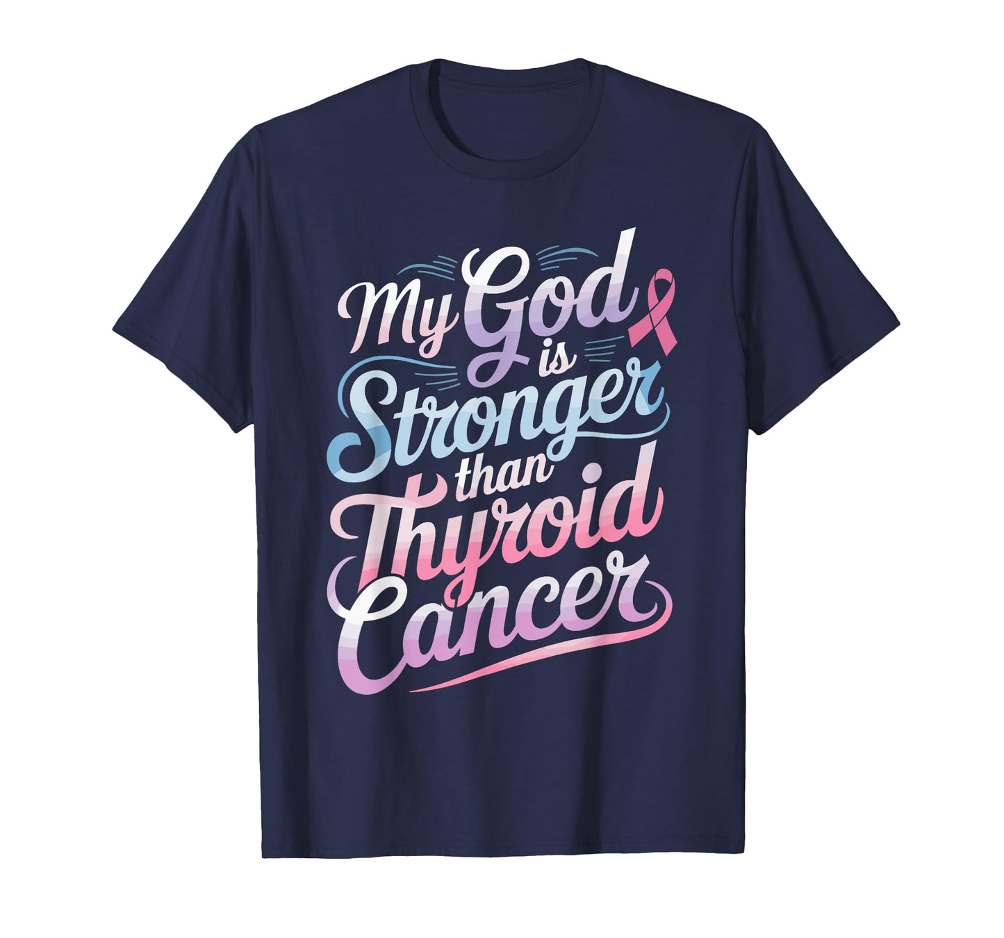 I Won Thyroid Cancer Ribbon Thyroid Cancer Awareness T-Shirt