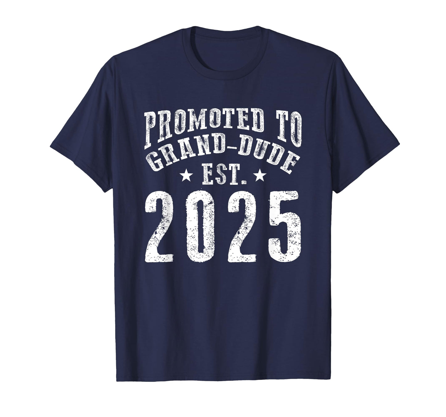 Promoted To Grand-Dude Est 2025 New Coming Grandpa To Be 25 T-Shirt