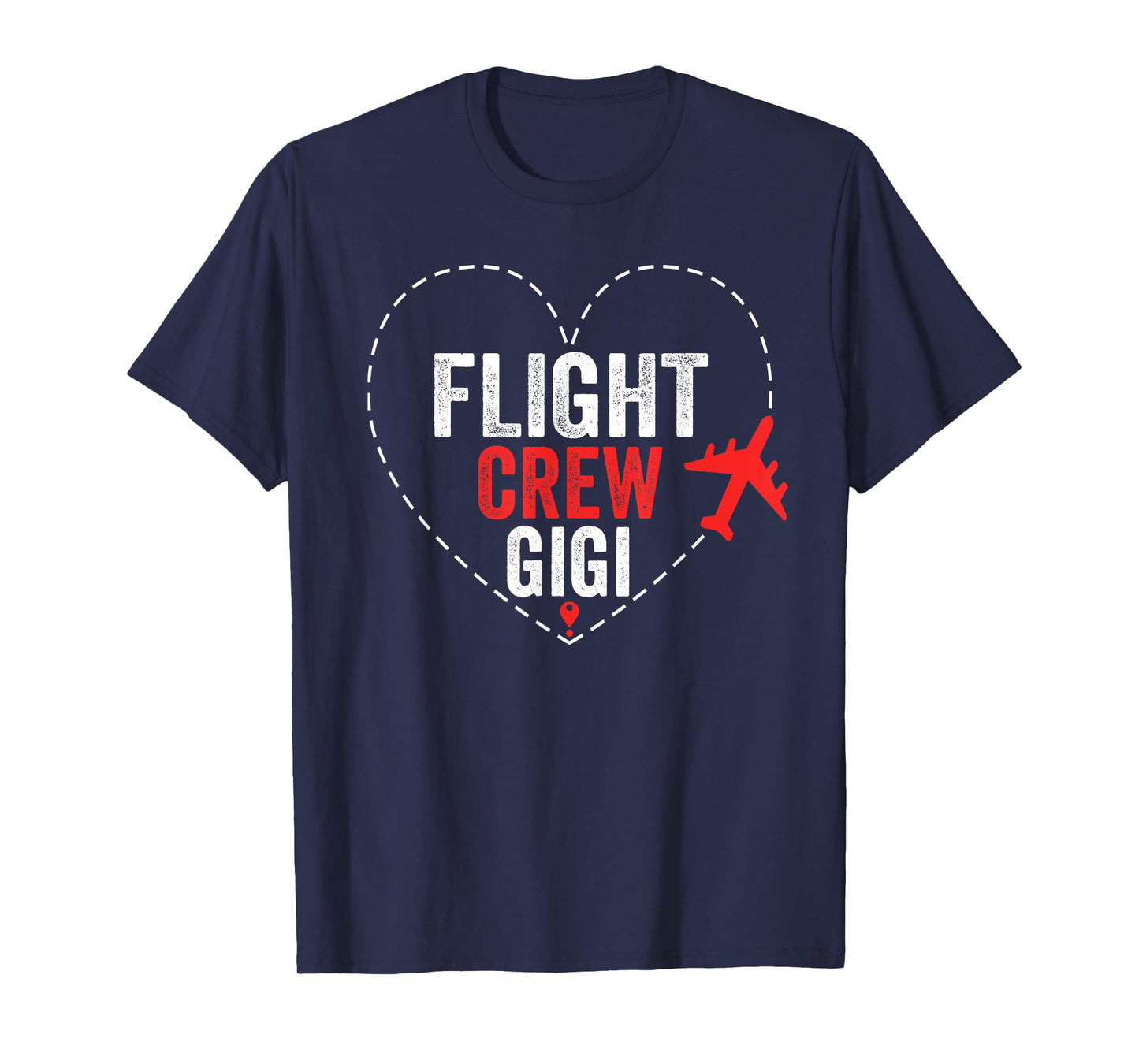 Flight Crew Gigi Airplane Family Vacation Airplane Mode On T-Shirt