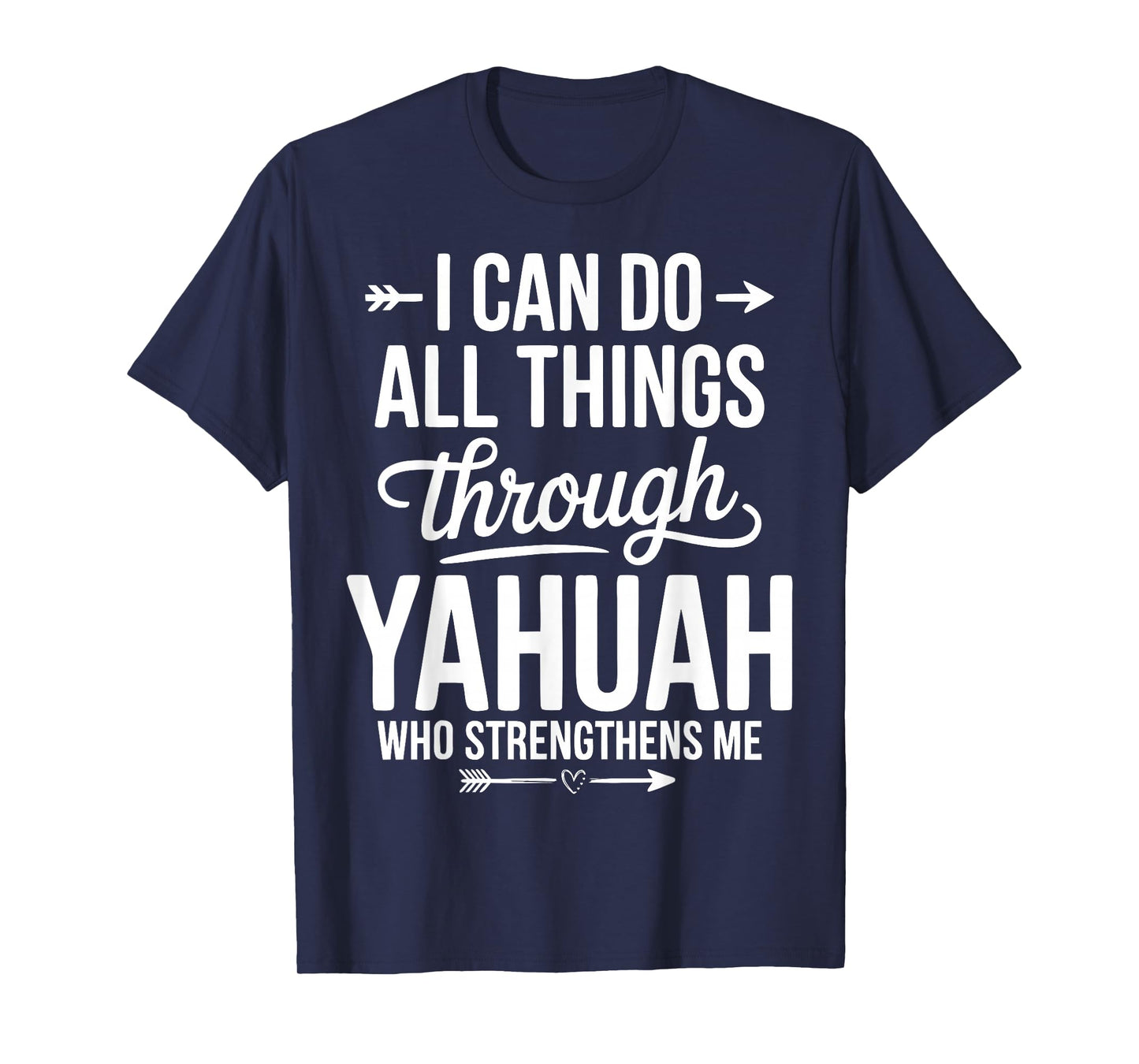 Hebrew Lion of Judah Yahuah Yahusha Faith Strength T-Shirt