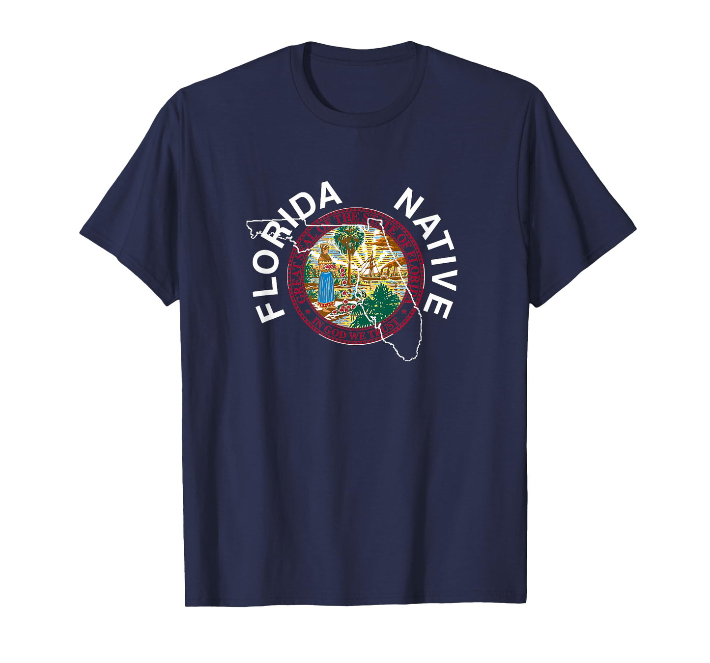Florida-Native-State-Great-Seal-Stamp T-Shirt
