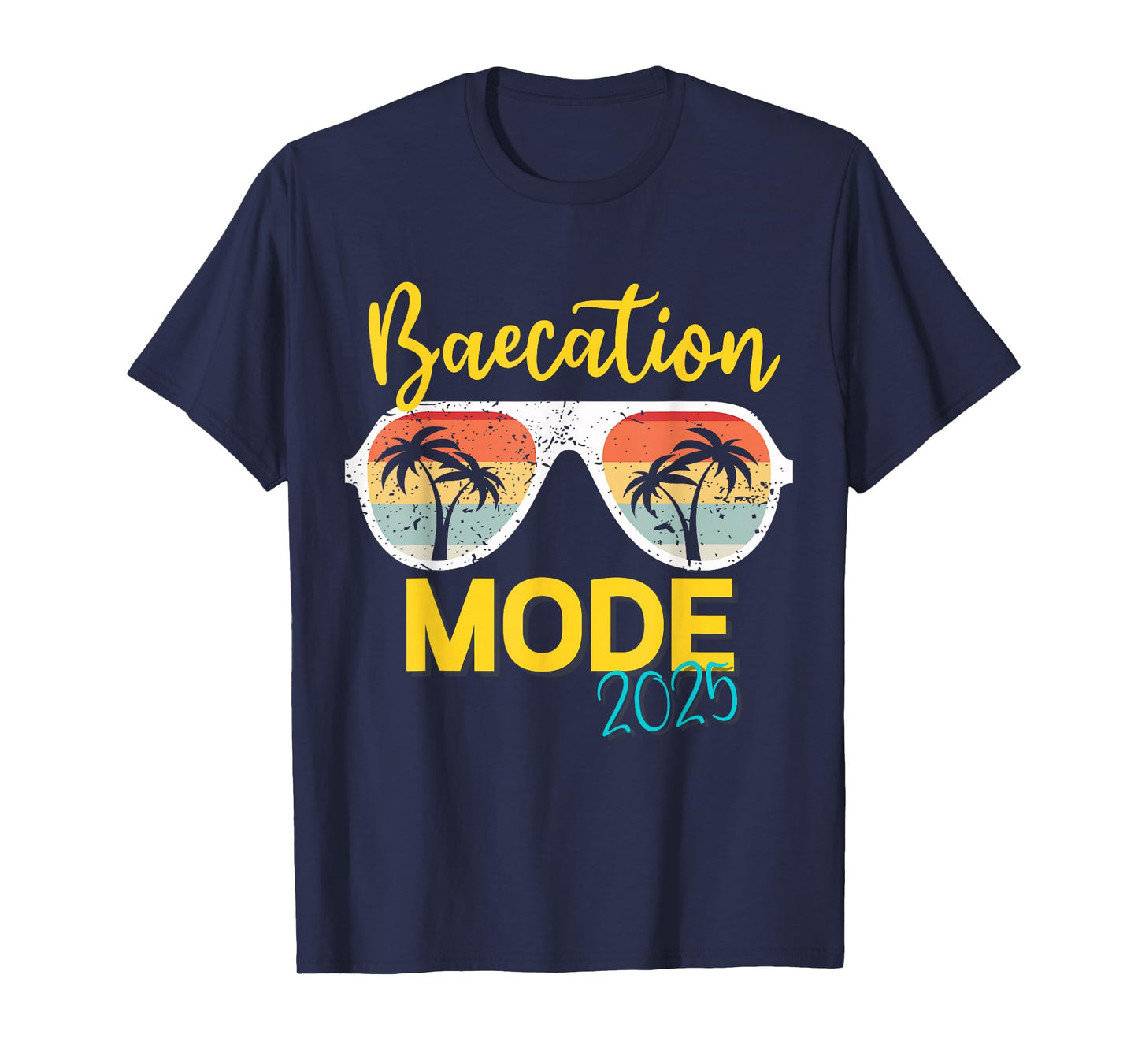 Baecations Mode 2025 Matching Couples Trip Beach Vacation T-Shirt