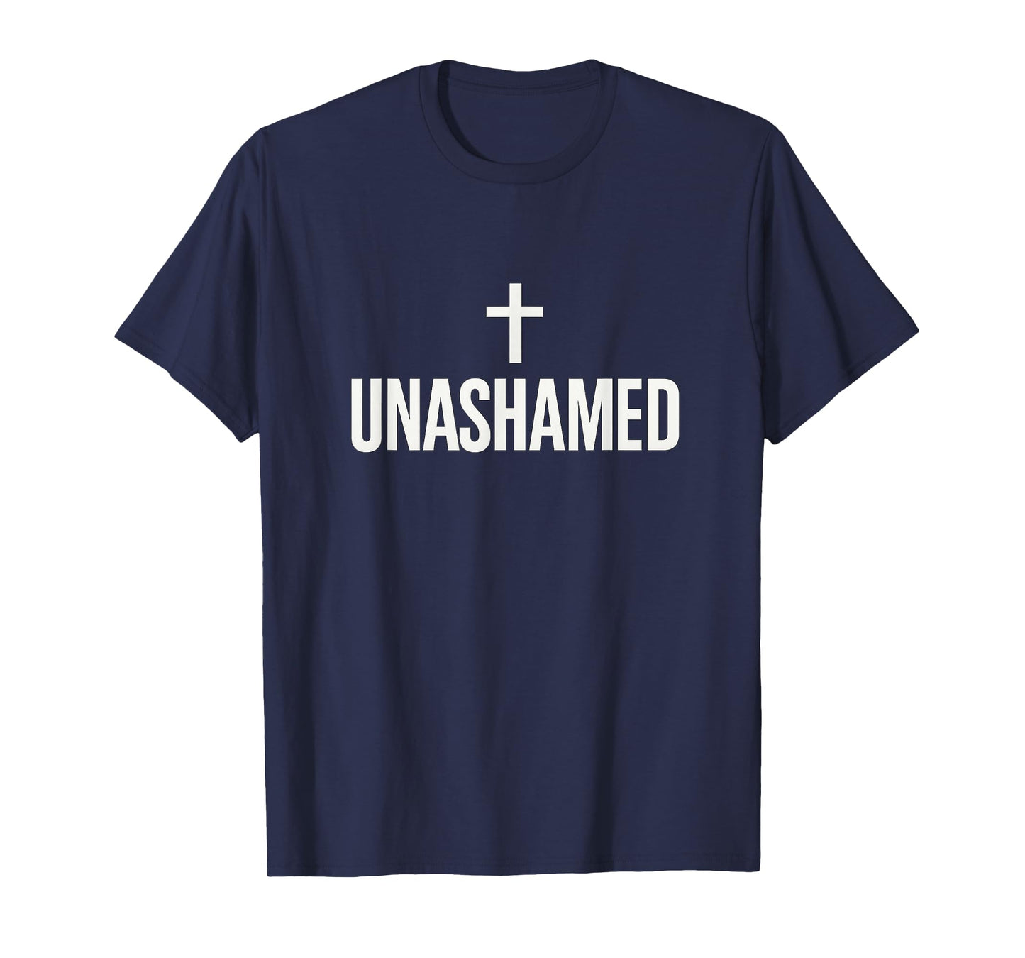 Unashamed Bold Cross Design - Christian T-Shirt