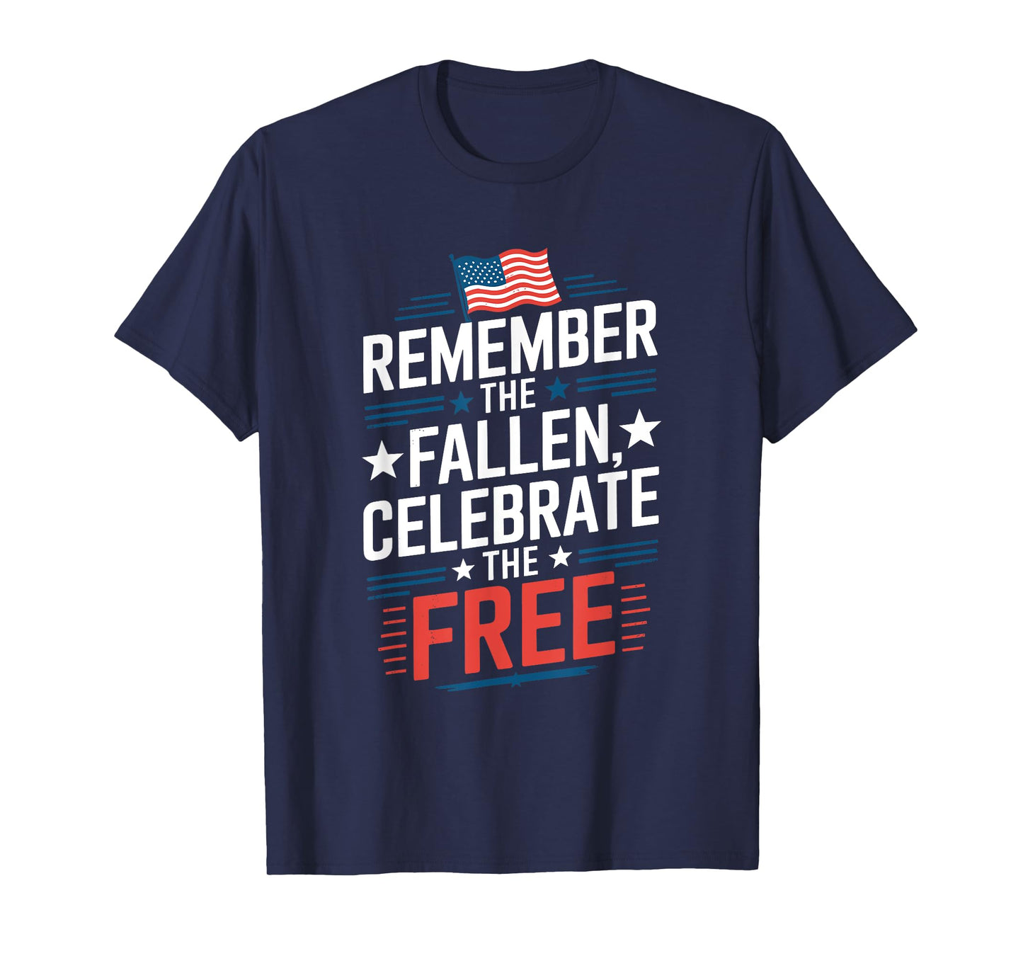 4th of July Veterans Memorial Day Quote Patriotic US Flag T-Shirt