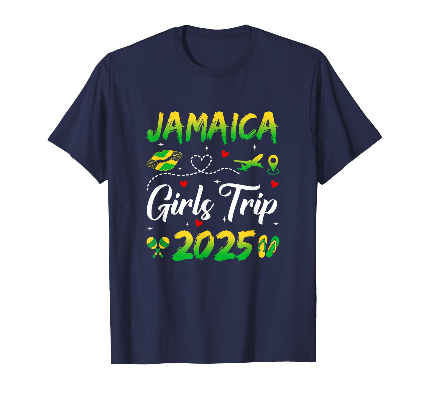 Jamaica Girls Trip 2025 Summer Vacation Weekend Matching T-Shirt