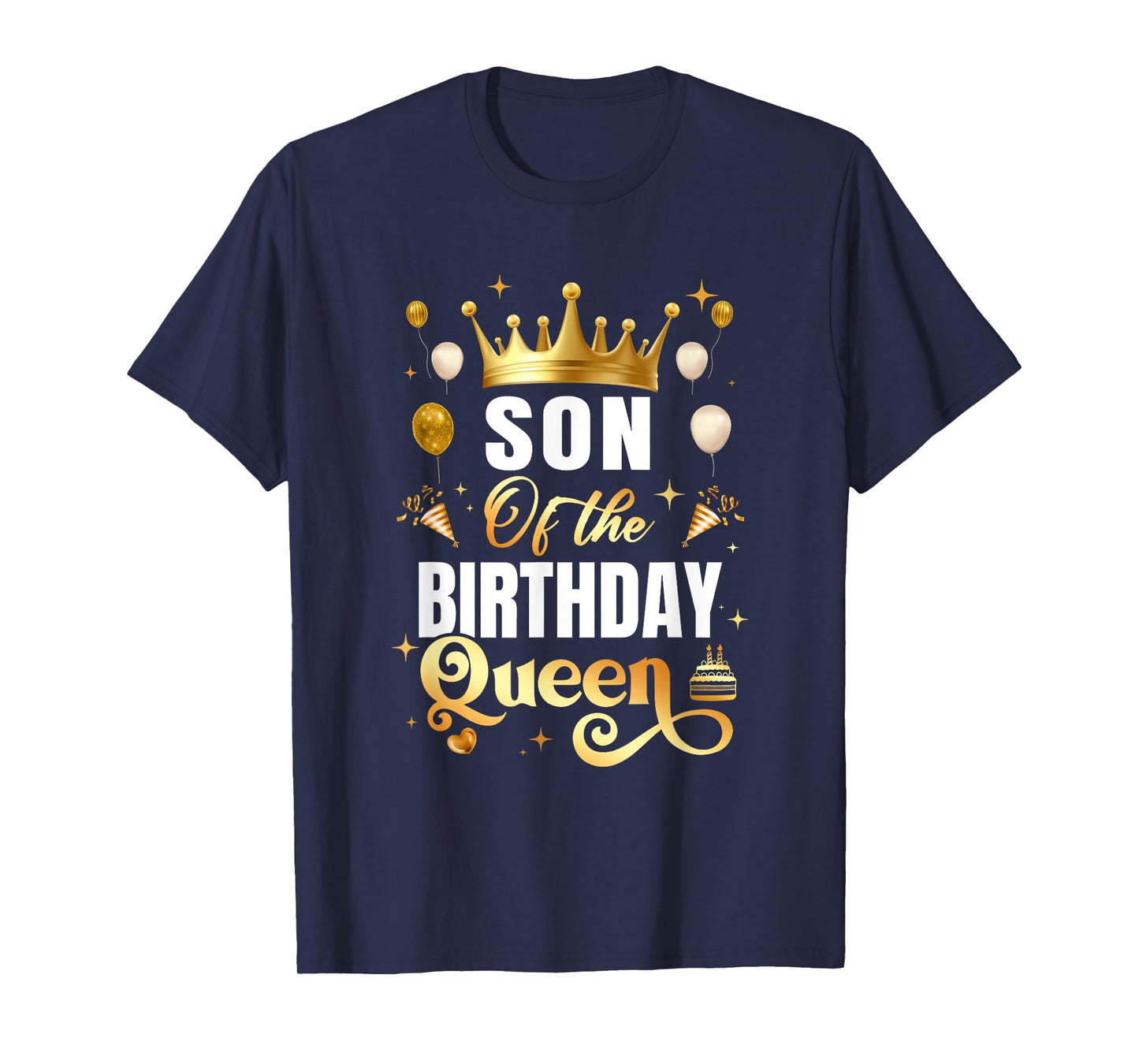 Son Of The Birthday Queen Funny Matching Birthday Party T-Shirt