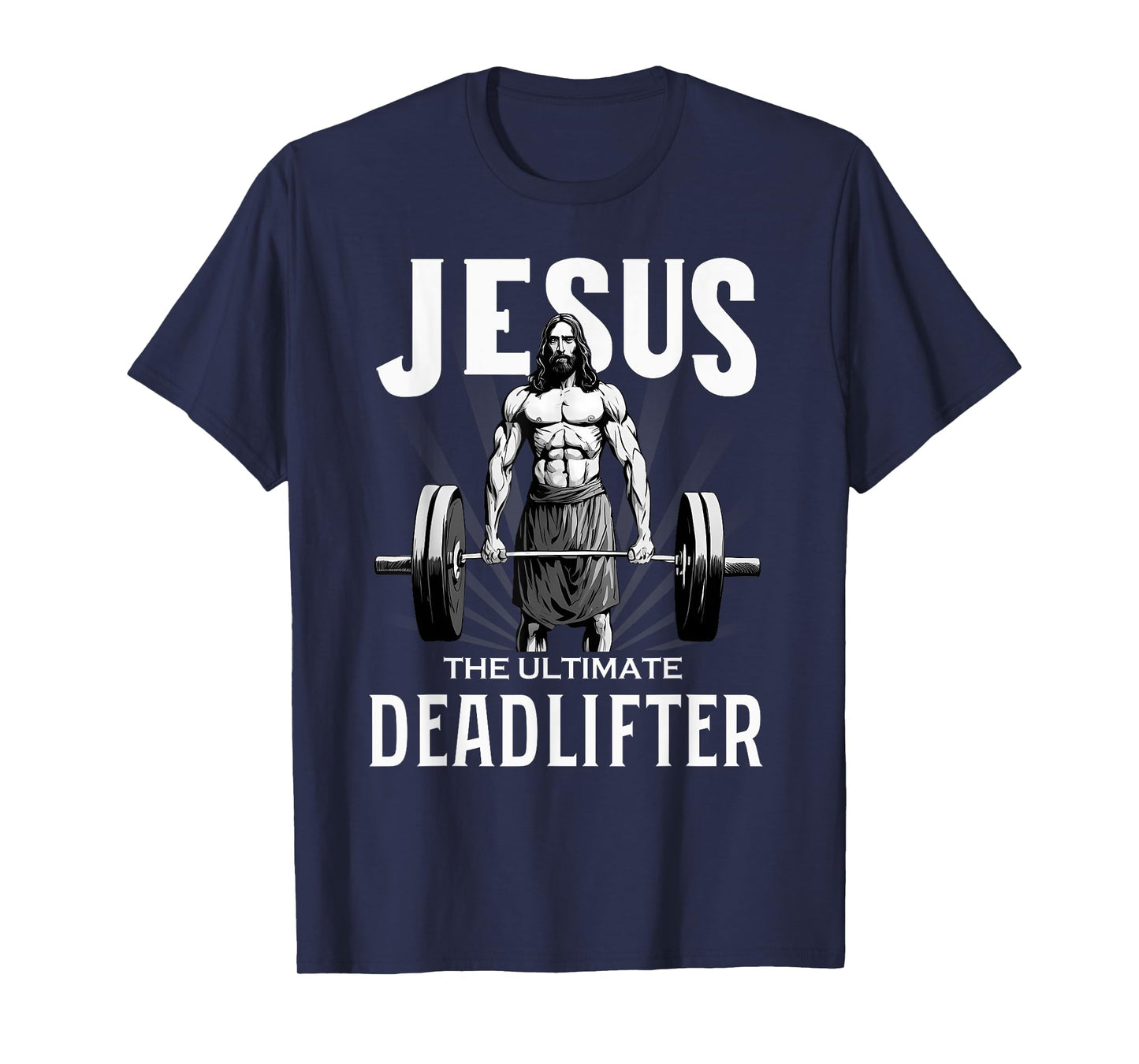 Fitness Funny Vintage Jesus The Ultimate Deadlifter T-Shirt