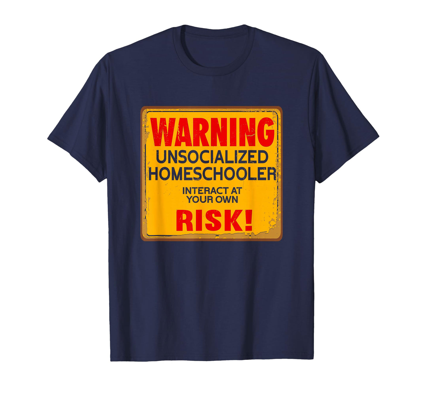 Funny Homeschool Homeschooler Home Lesson Introvert Student T-Shirt