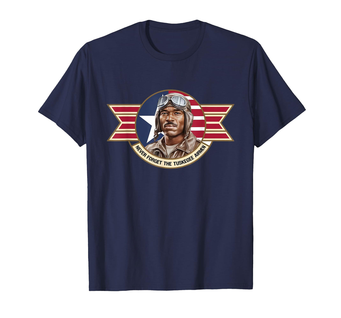Retro Black Airmen Black History World War 2 Tuskegee Pilots T-Shirt