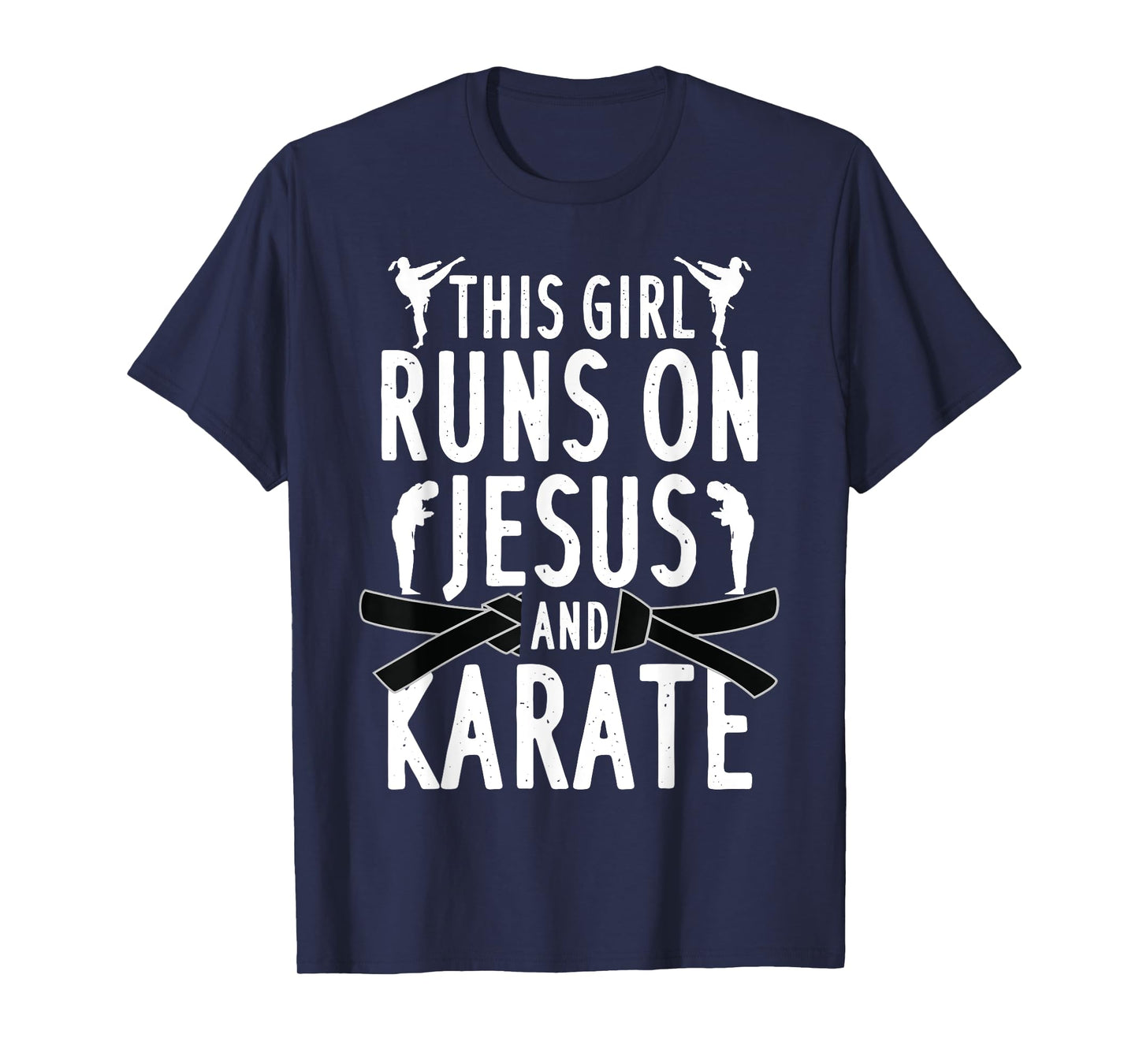 Funny Karate Design For Women Girls Karate Martial Art Lover T-Shirt