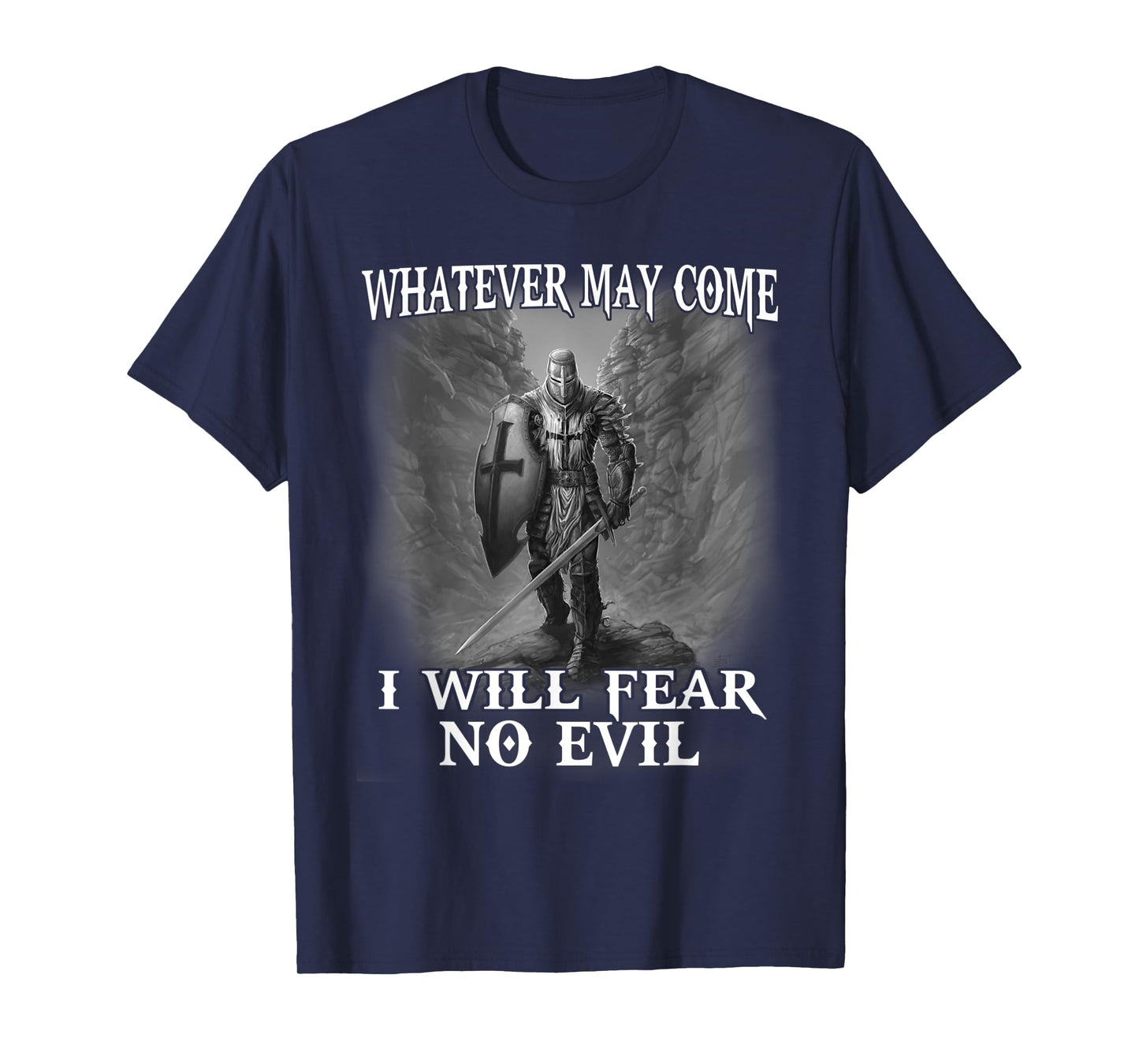 Christian Warrior Knight Templar Prayer To Evil T-Shirt
