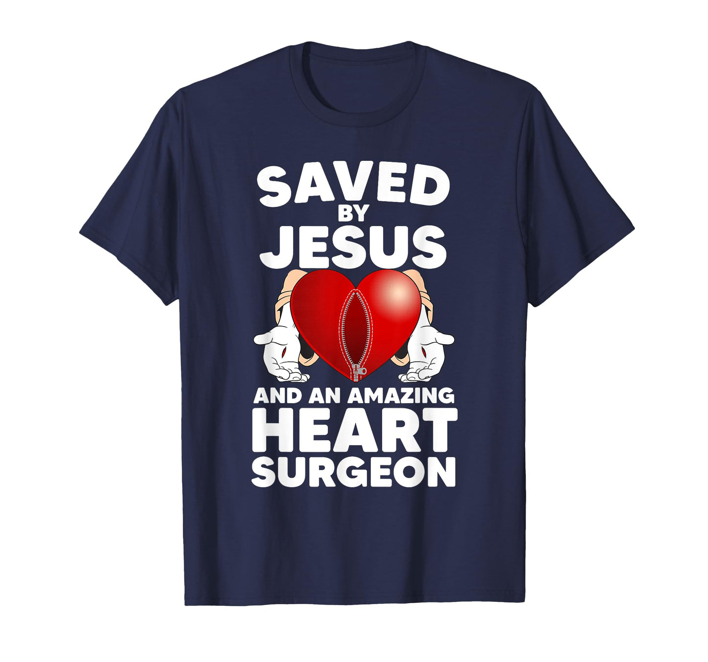 Funny Open Heart Surgery Design For Men Women Heart Patients T-Shirt