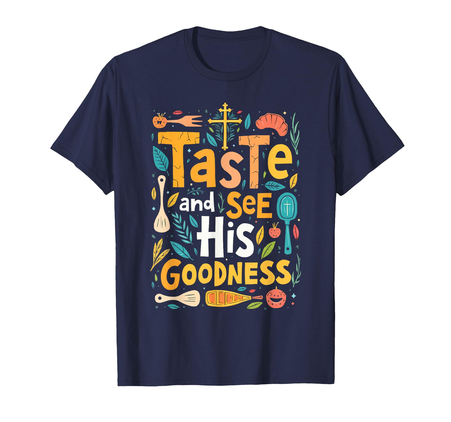 Bible Cooking Christian Believer Religious Jesus Christ T-Shirt