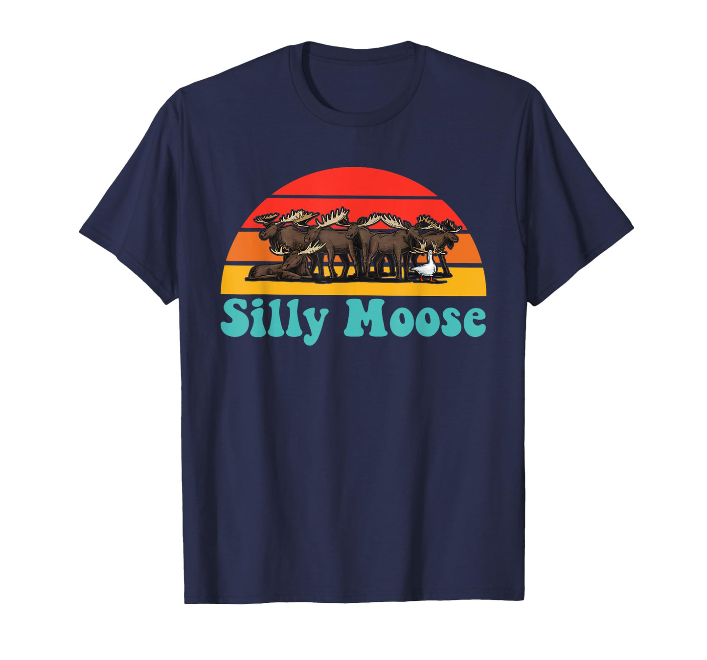Silly Moose Retro Farm Lover Quote T-Shirt
