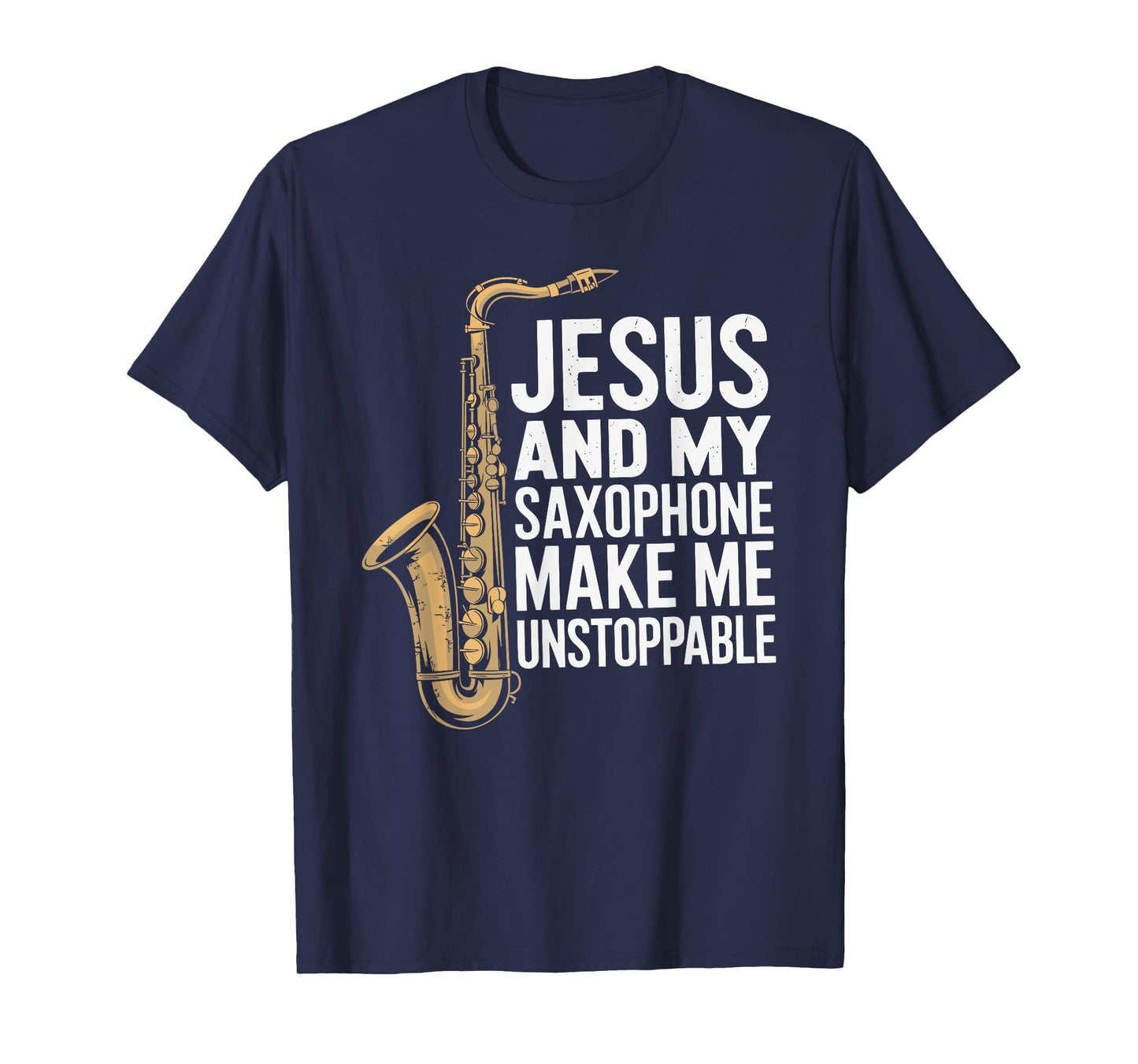 Christian Sax Saxophone Player Design for Jazz Saxophonist T-Shirt