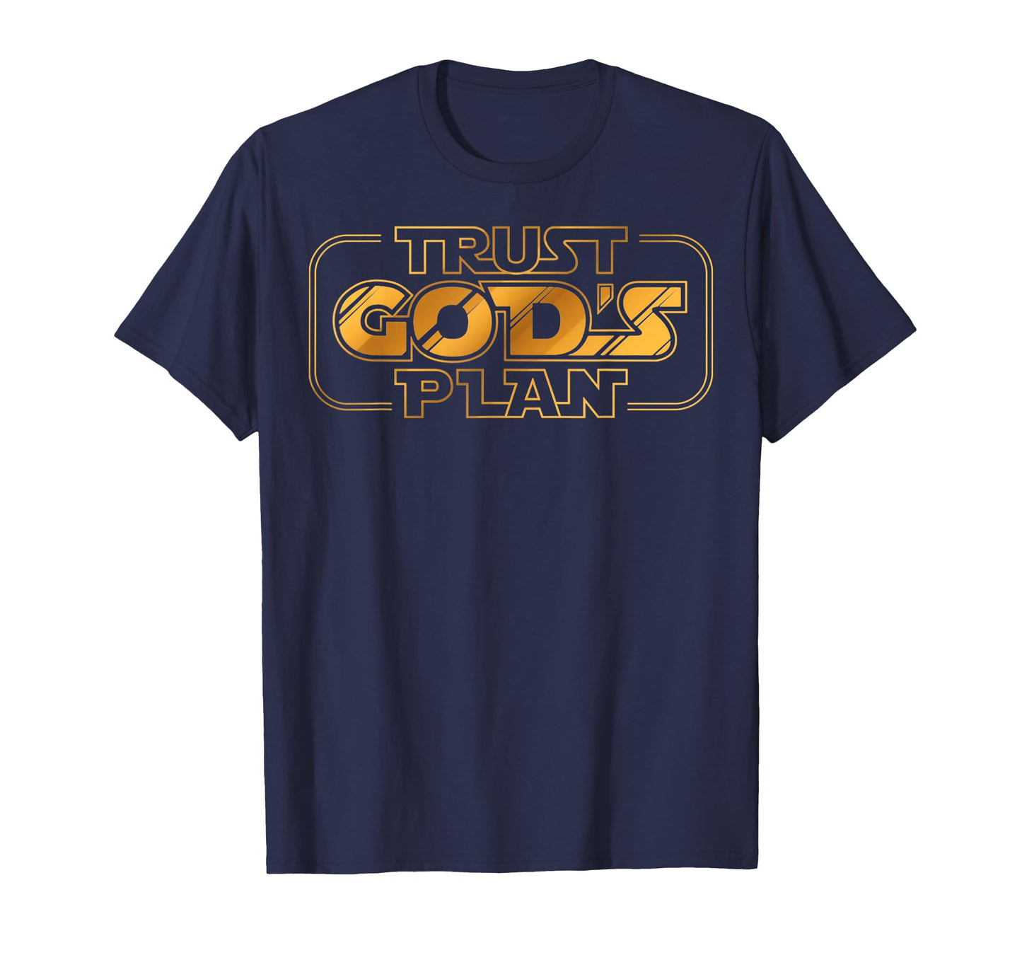 Christian Classic Trust Gods Plan Retro Jesus T-Shirt