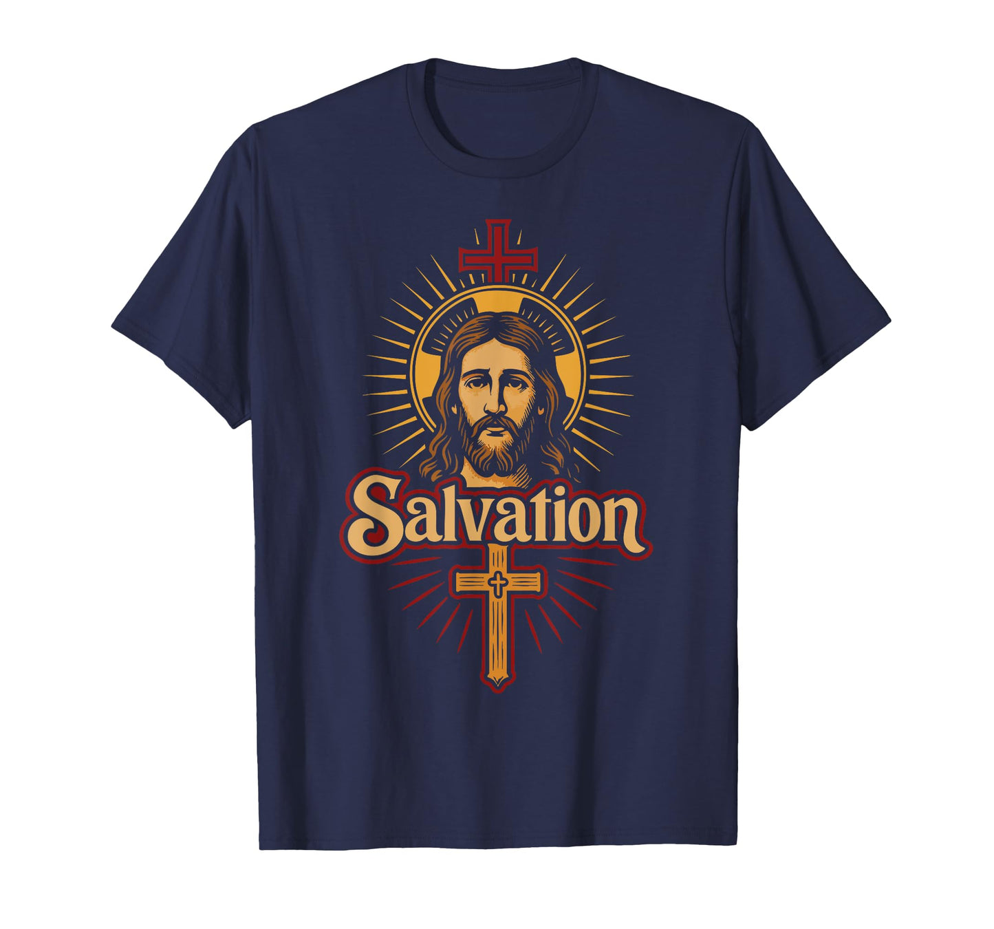 Christian Salvation Jesus Christ Cross Faith Design T-Shirt