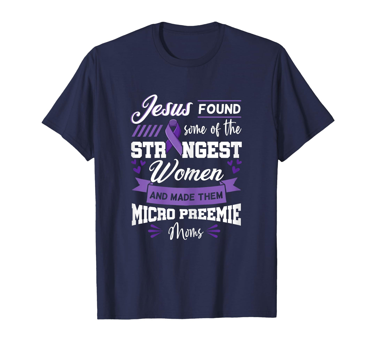 Micro Preemie NICU Preterm Birth Nurse Awareness Quotes T-Shirt