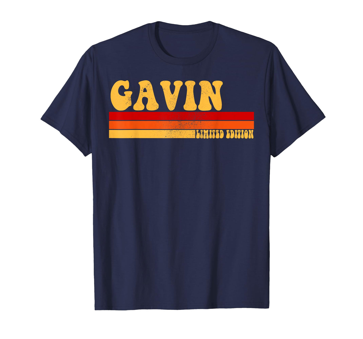 GAVIN Name Personalized Idea Men Retro Vintage GAVIN T-Shirt