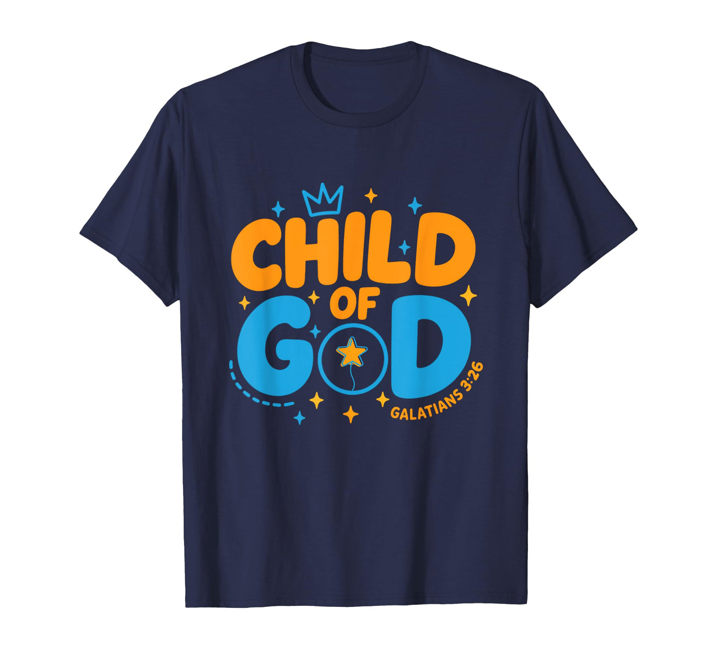 God's Child Inspirational Faith Verse Galatians 3:26 Kid Tee T-Shirt