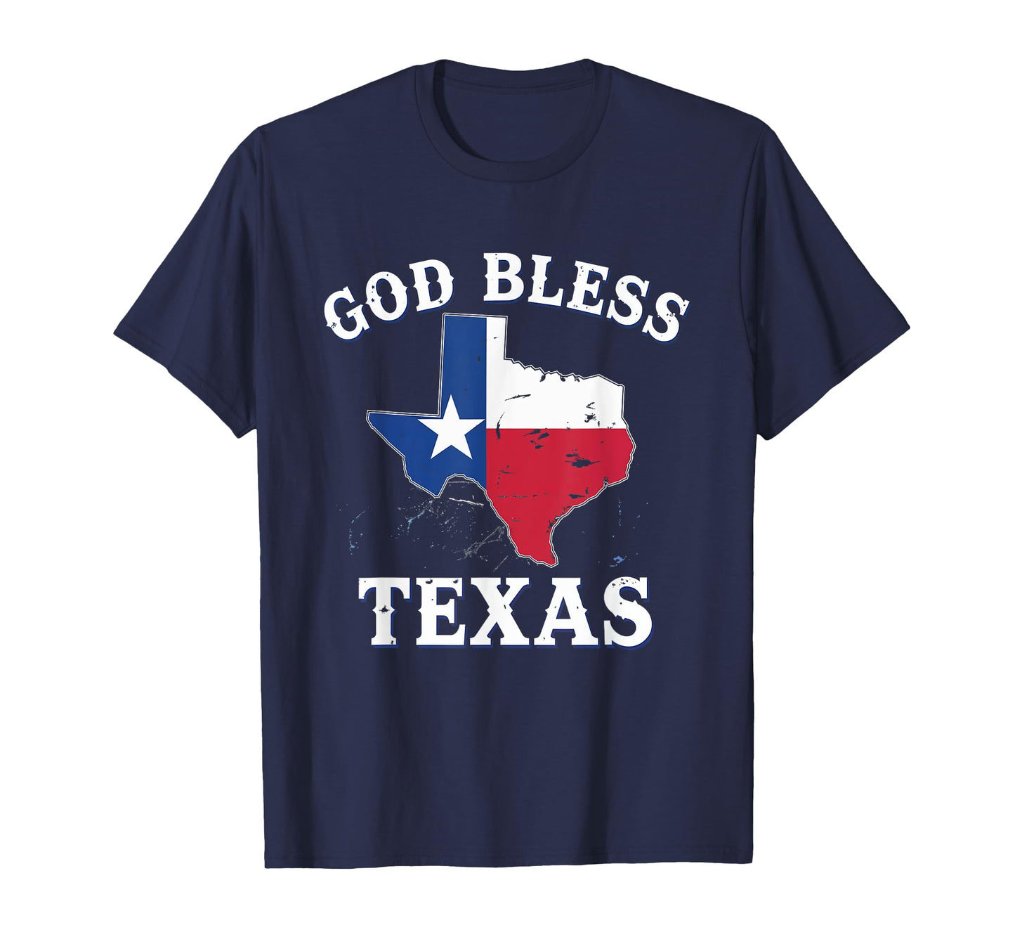 God Bless Texas Lone Star State Patriotic Texas T-Shirt