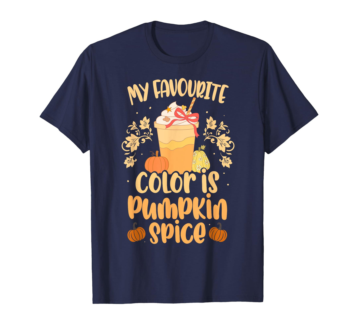 Favourite color pumpkin spice fall season T-Shirt