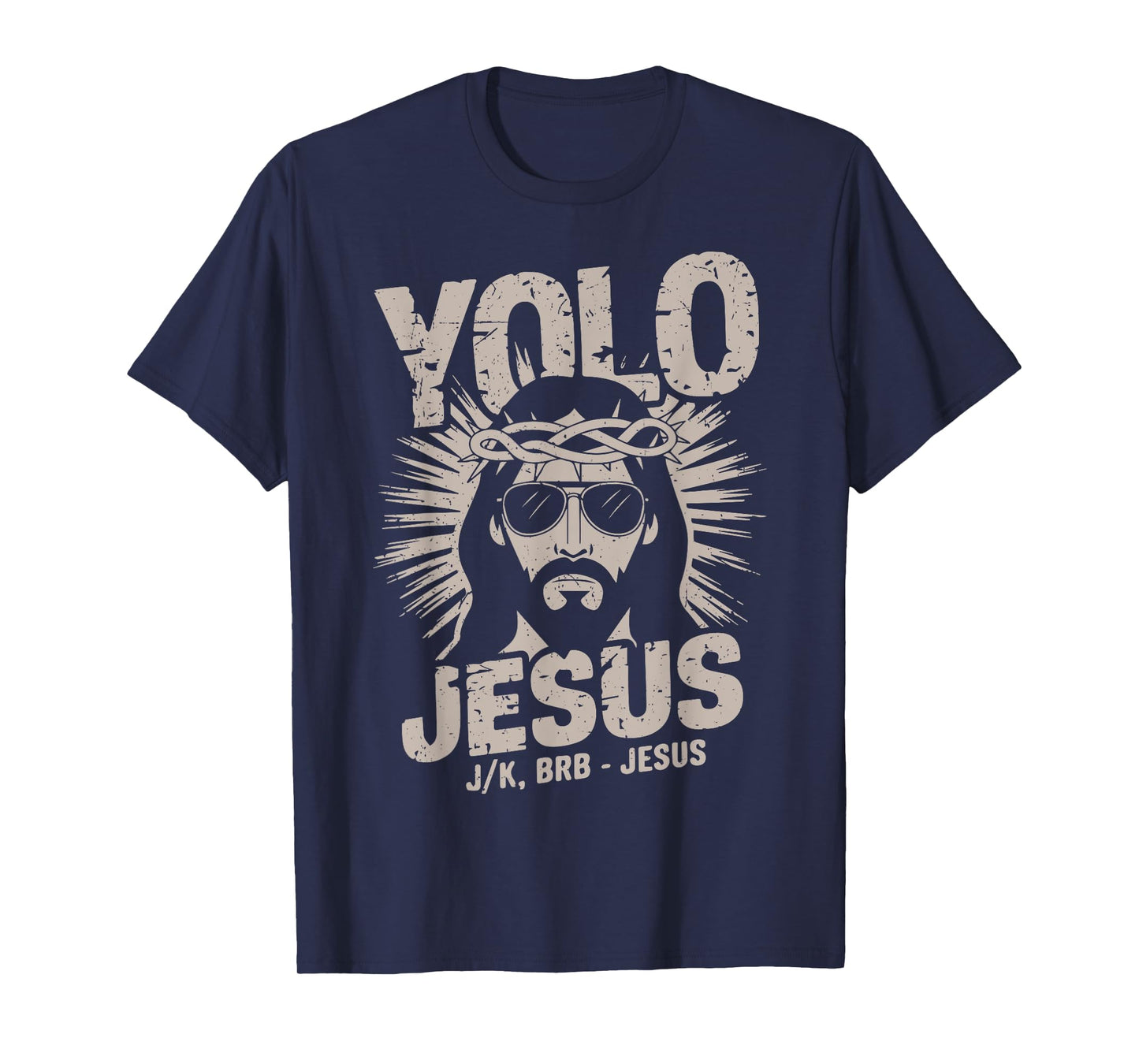 Funny Yolo JK BRB Jesus Christian Easter Teen Boy Toddler T-Shirt