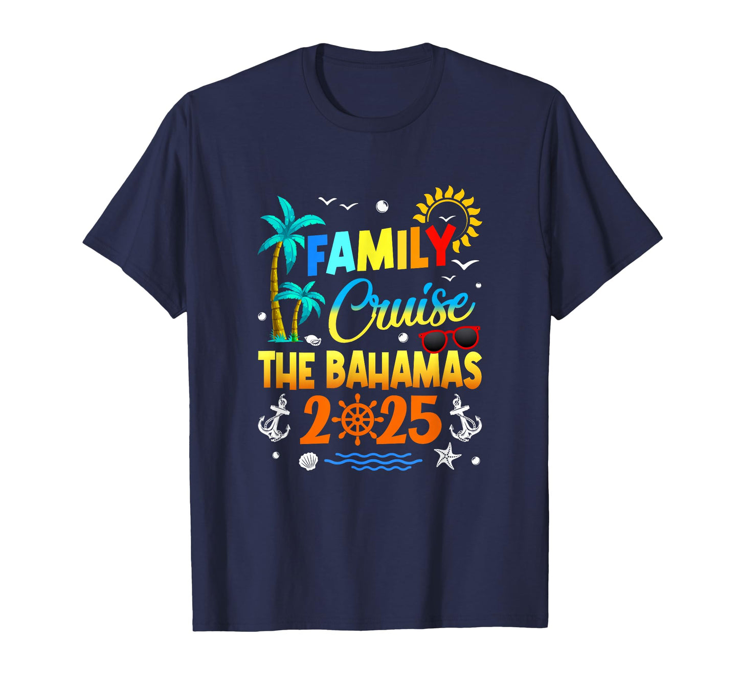 Family Cruise The Bahamas 2025 Summer Matching Vacation T-Shirt